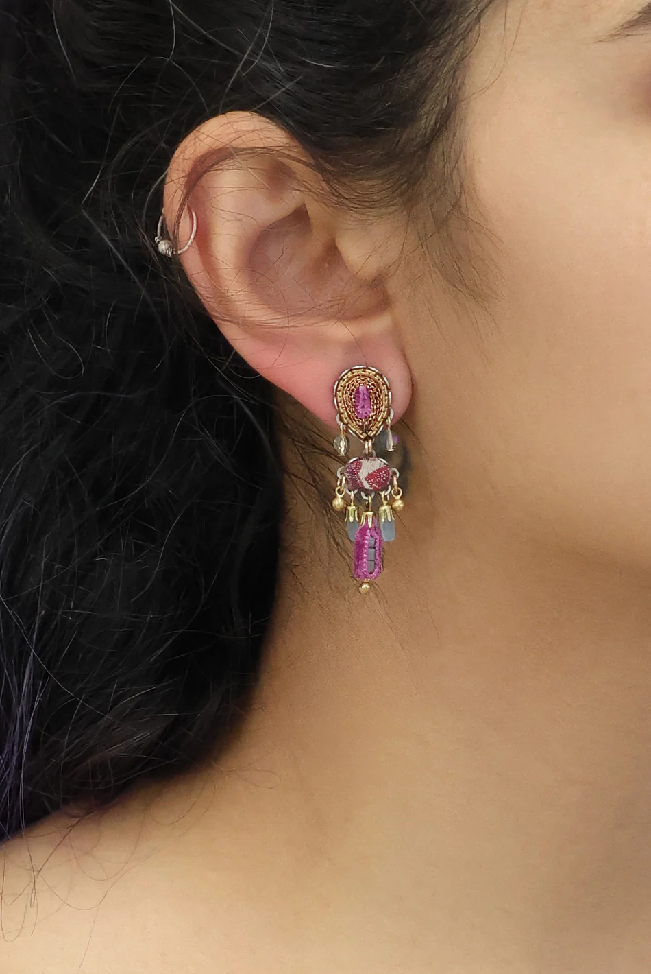 Berry Blush Set, Nacria Earrings - Image 2