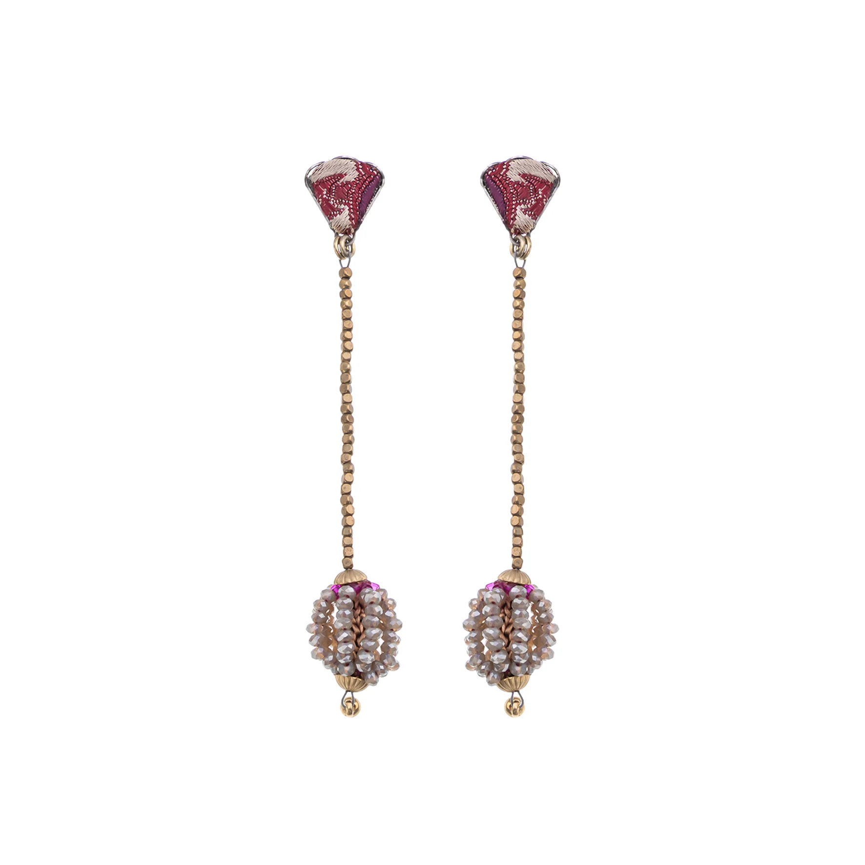 Berry Blush Set, Velora Earrings