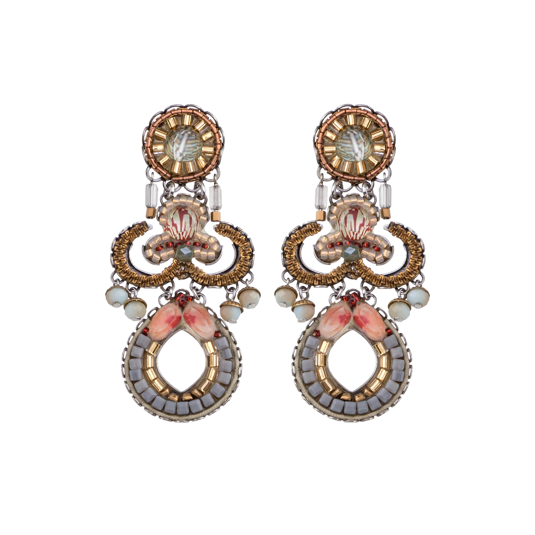 Big Earrings Metallic Medley Set, Pun