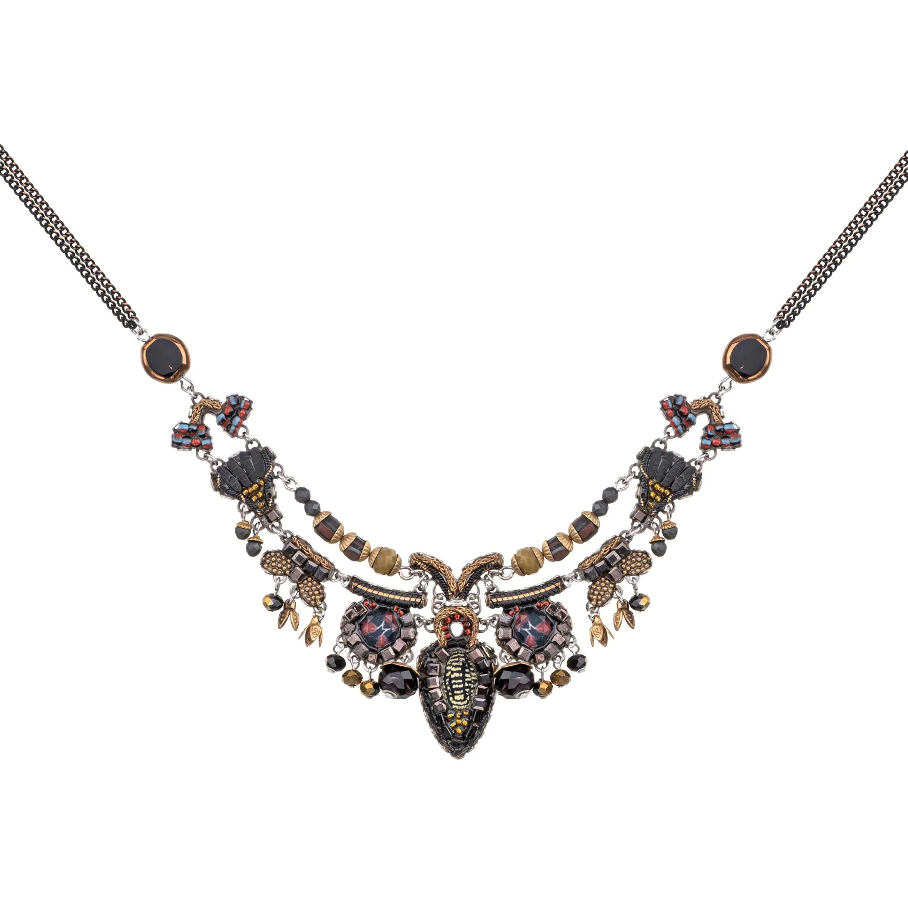Black Elegant Necklaces Tiger Eye Set, Verity