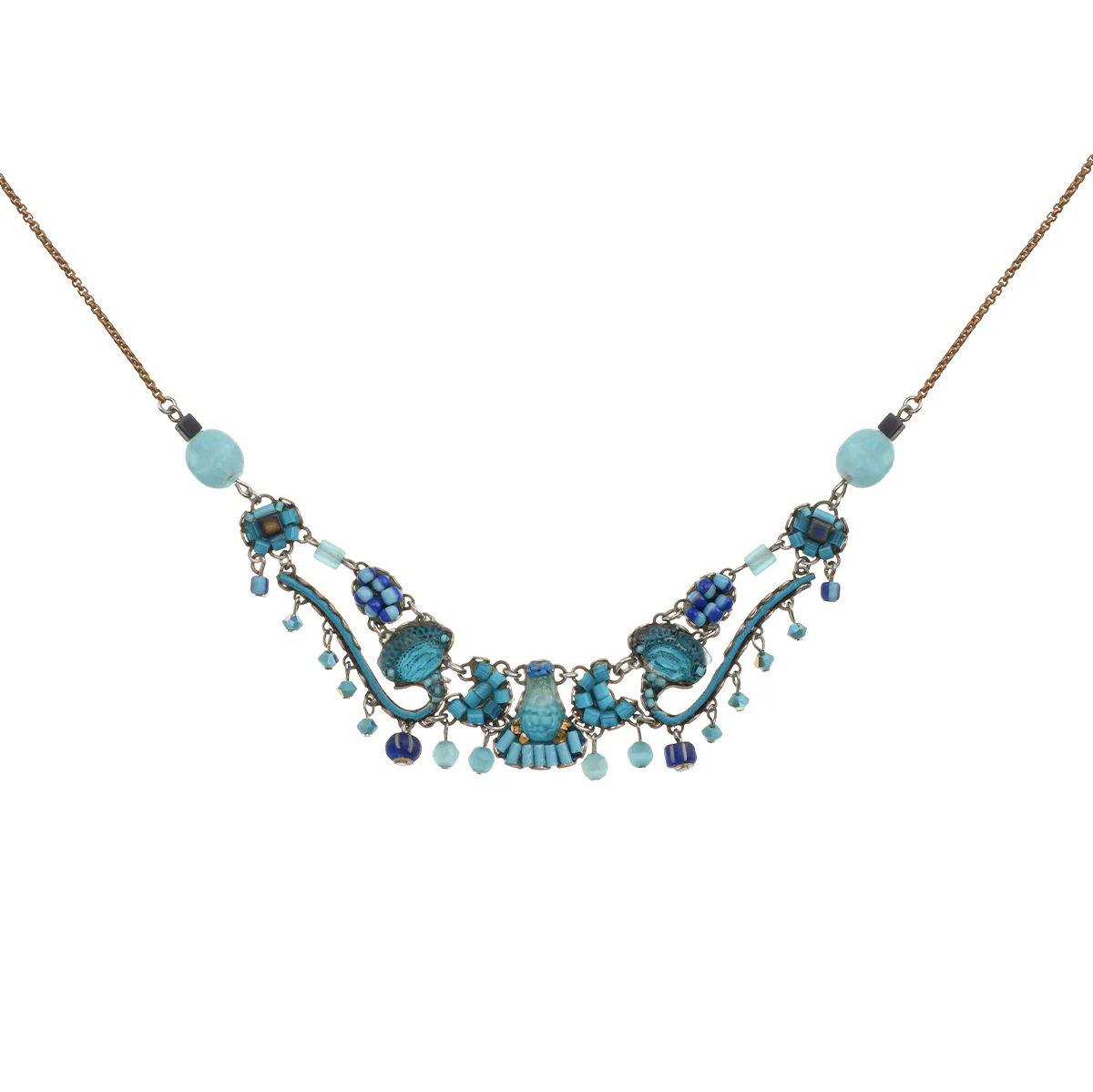 Blue Bayou Set, Beaded  Necklace, Heaven