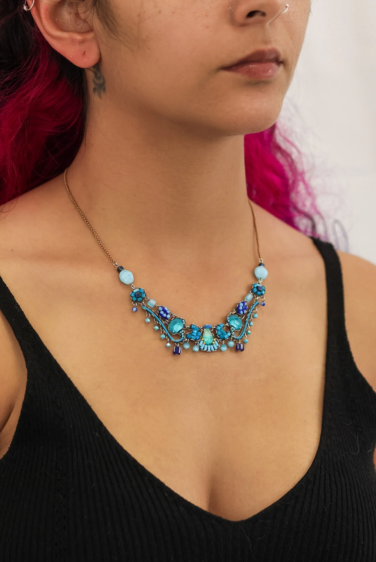 Blue Bayou Set, Beaded  Necklace, Heaven - Image 2