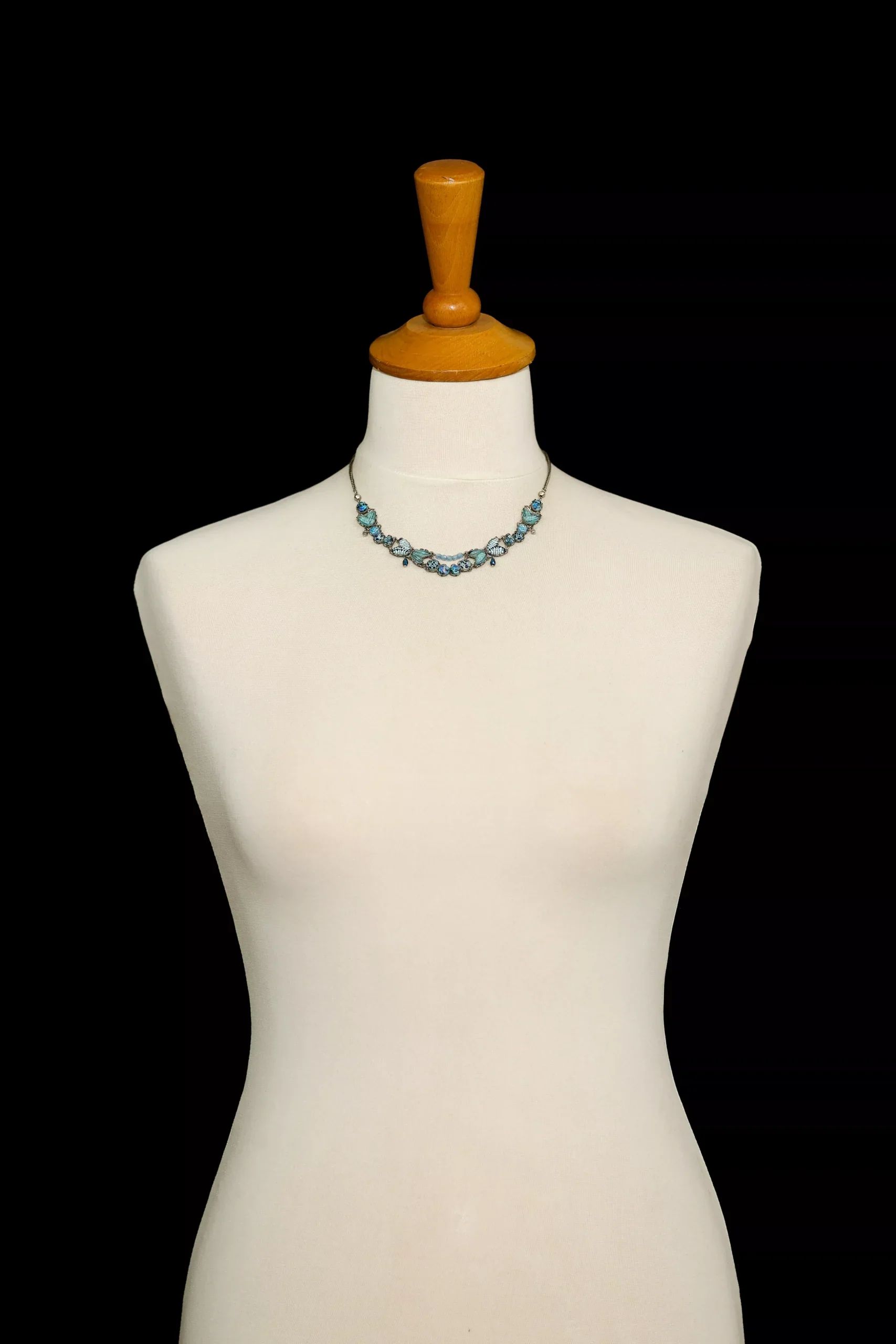 Blue Cassual Necklace Deep Sea Set, Talia - Image 2