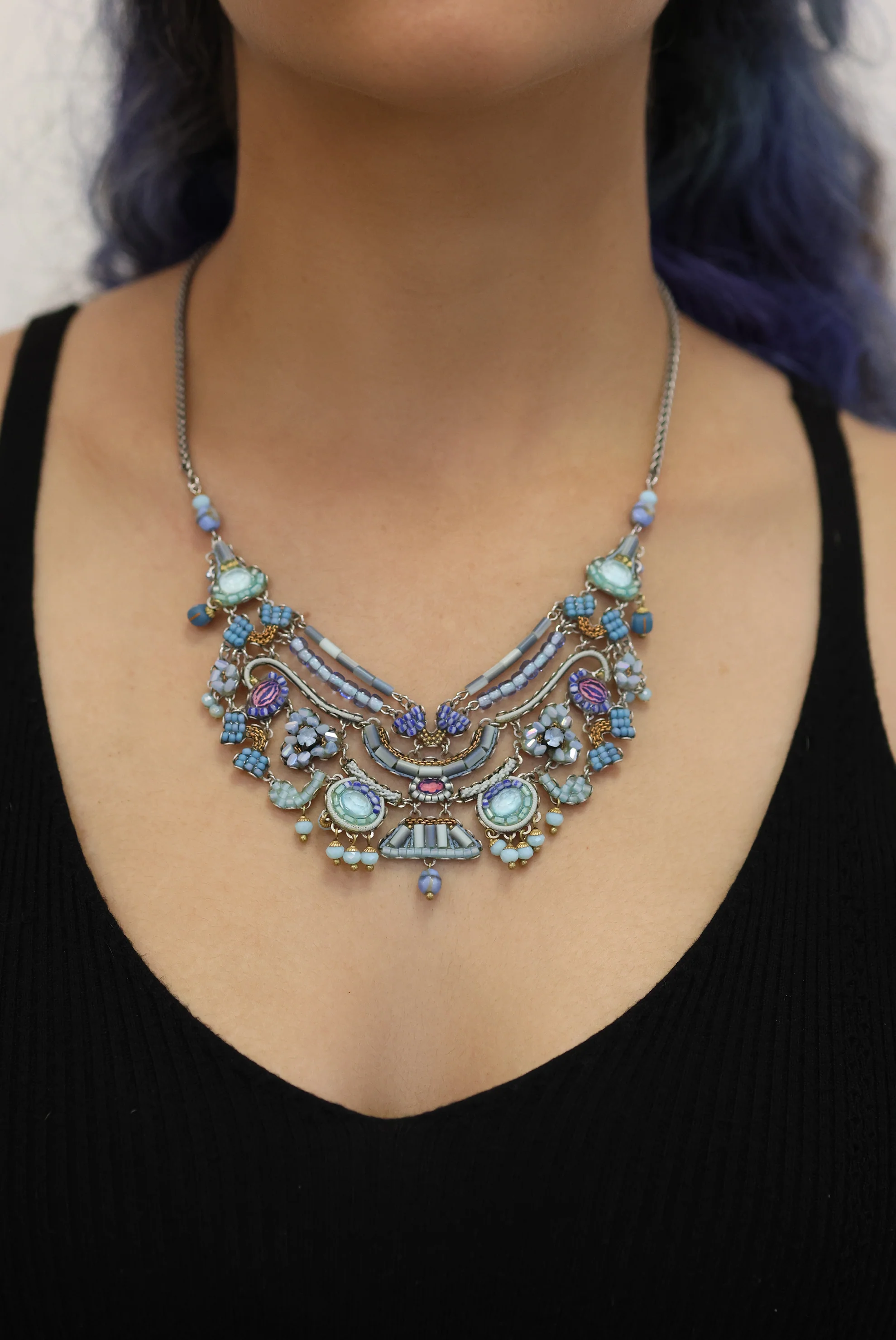 Blue Necklace Blue Bird Set, Sparrow - Image 2