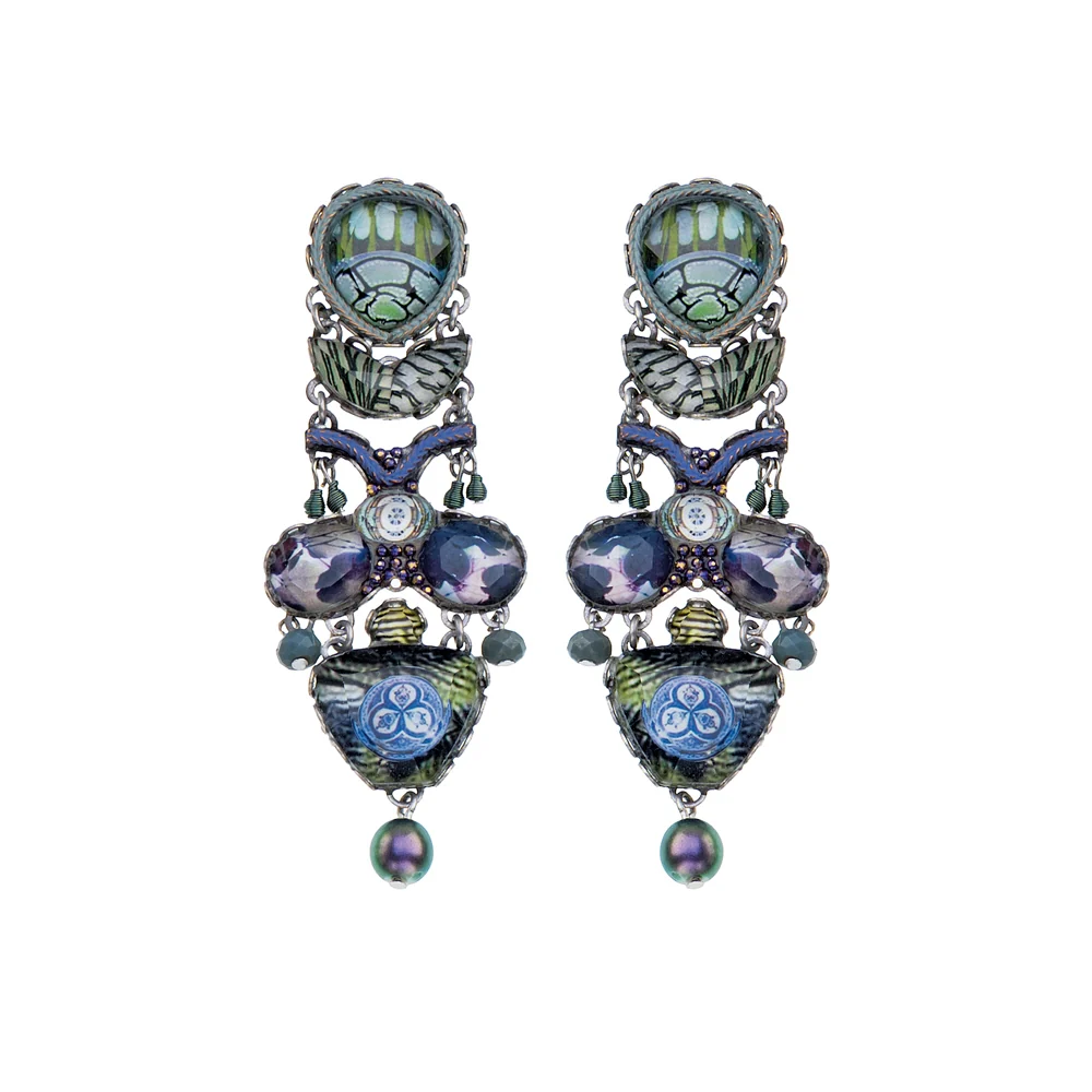 Blue Planet, Caudie Earrings