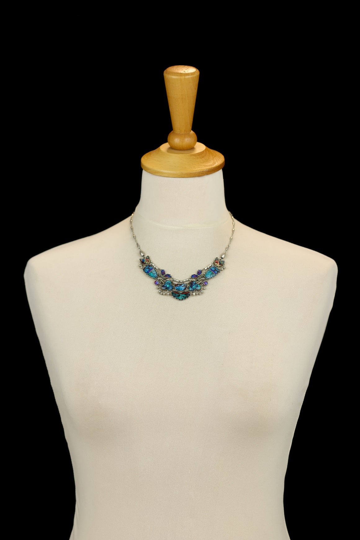 Blue Vibrant Necklaces Magical Notes Set, Anabella - Image 2