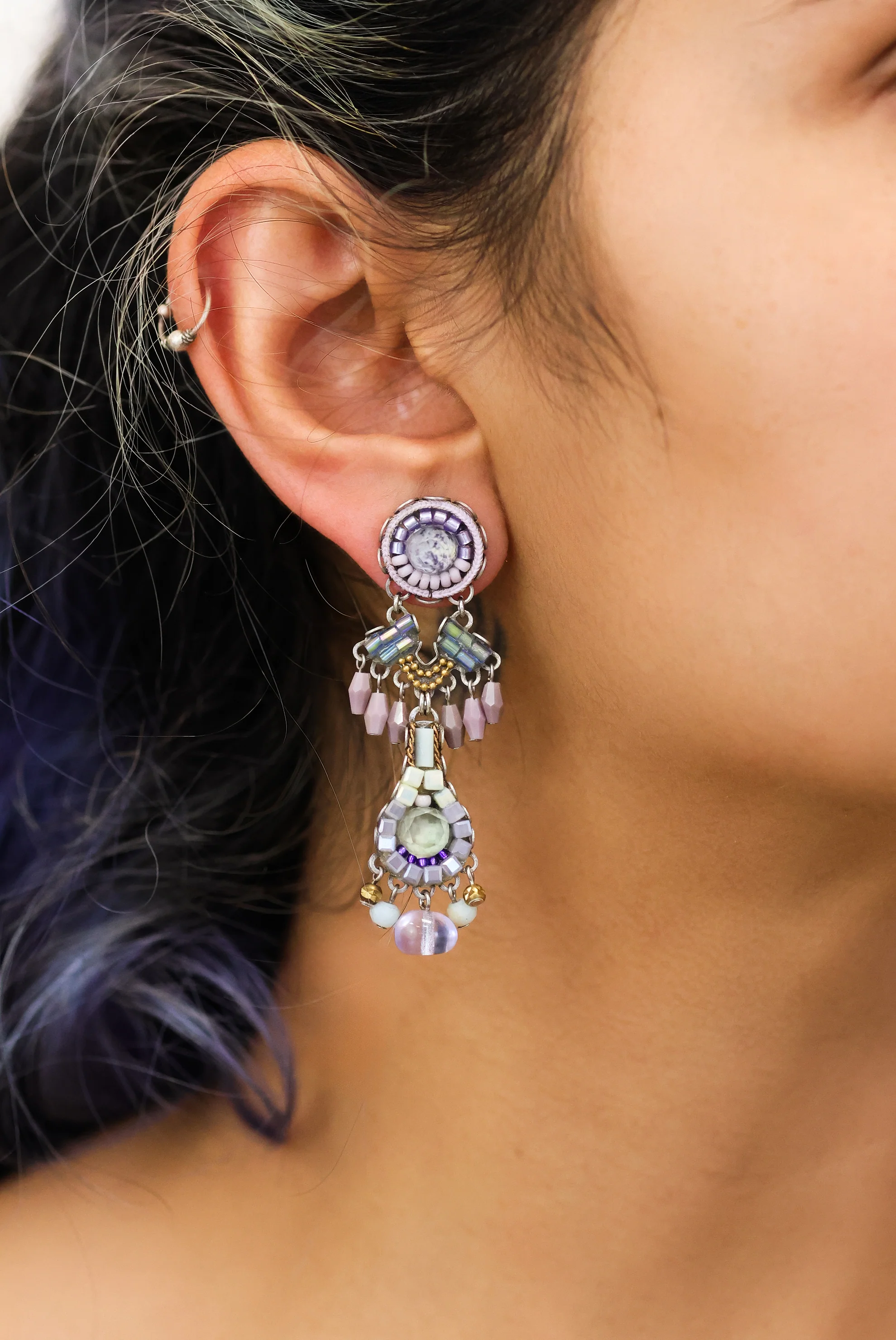 Bohemian Earrings Hyacinth Set, Dumn - Image 2