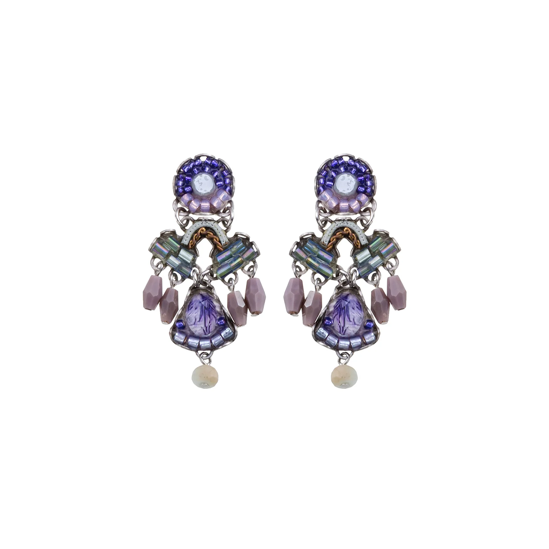 Casual Earrings Hyacinth Set, Neblina