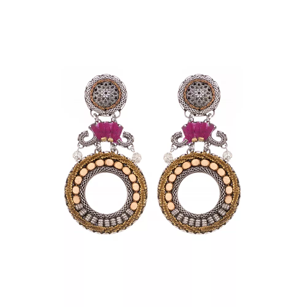 Cherry Blossom, Armeria Earrings