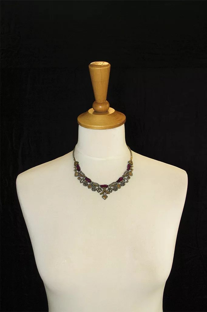 Cherry Blossom, Dahlia Necklace - Image 2
