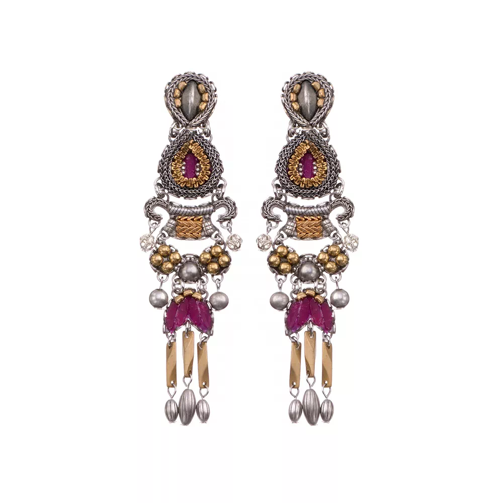 Cherry Blossom, Hibiscus Earrings