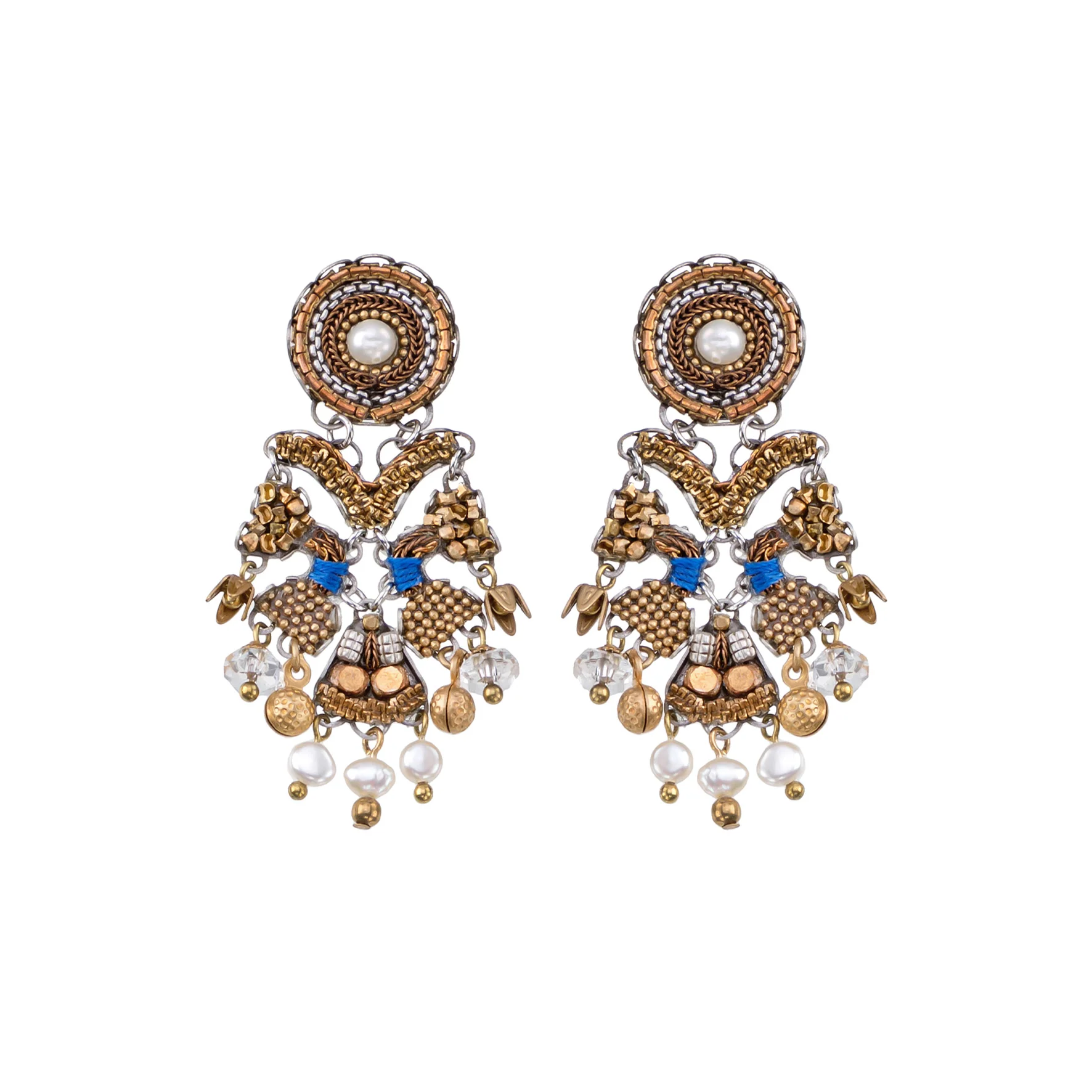 Chic Earrings Gold Totem Set, Anastasia
