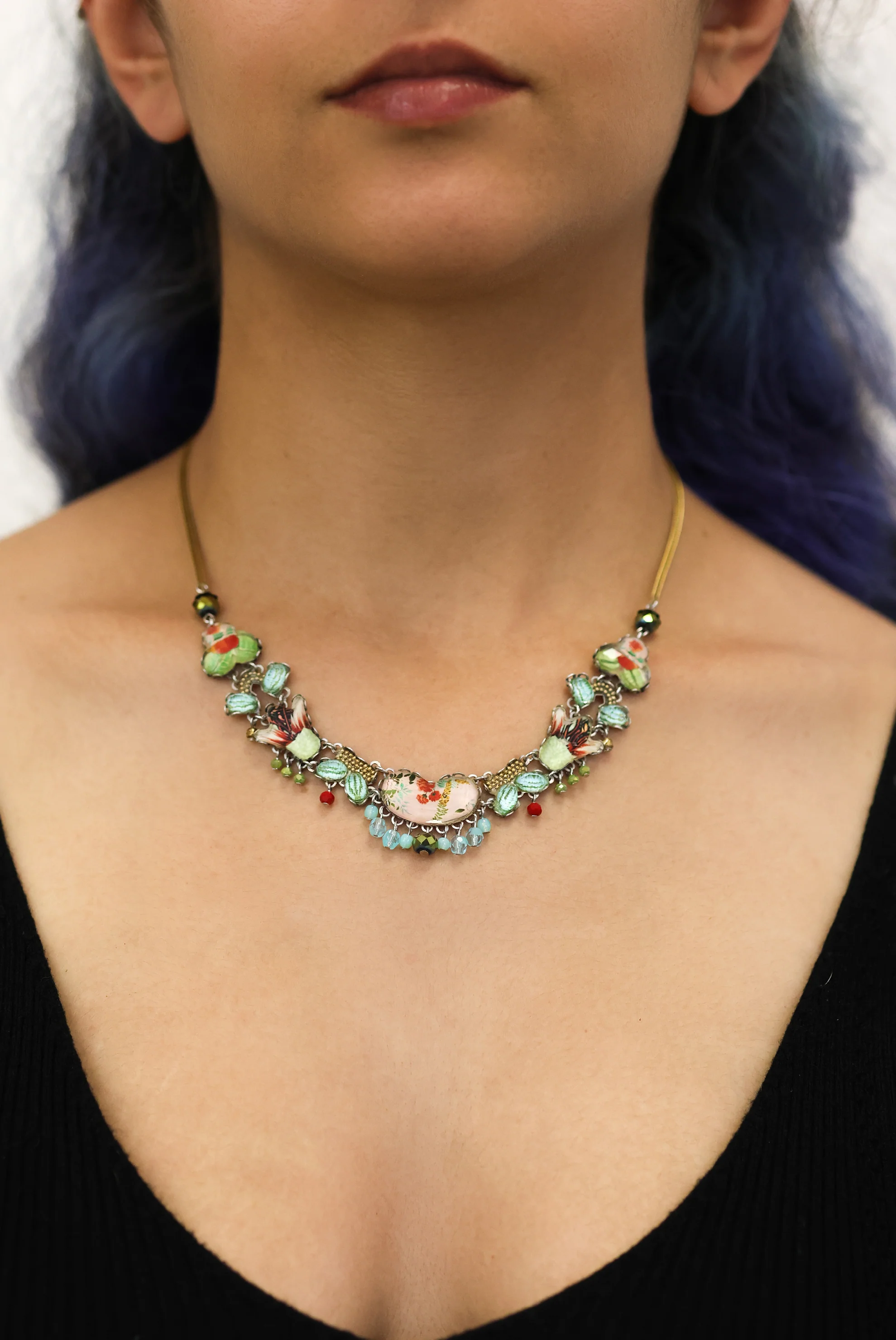 Classic Necklace Flower Garden   Set, Aster - Image 2