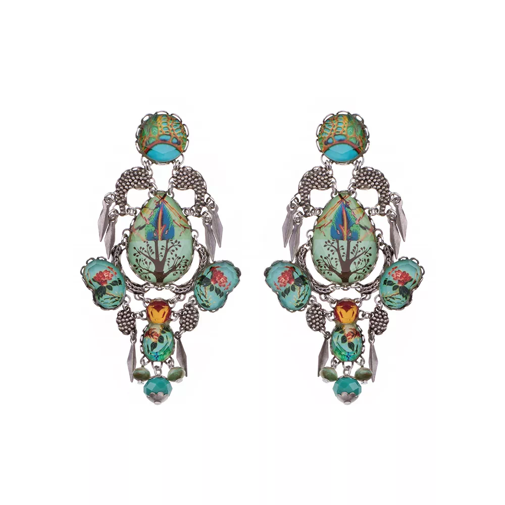 Clover Blooms, Aglaia Earrings