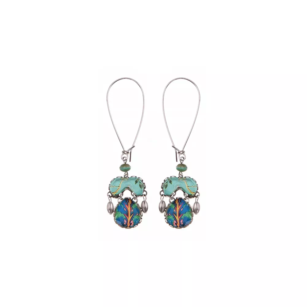 Clover Blooms, Areca Earrings