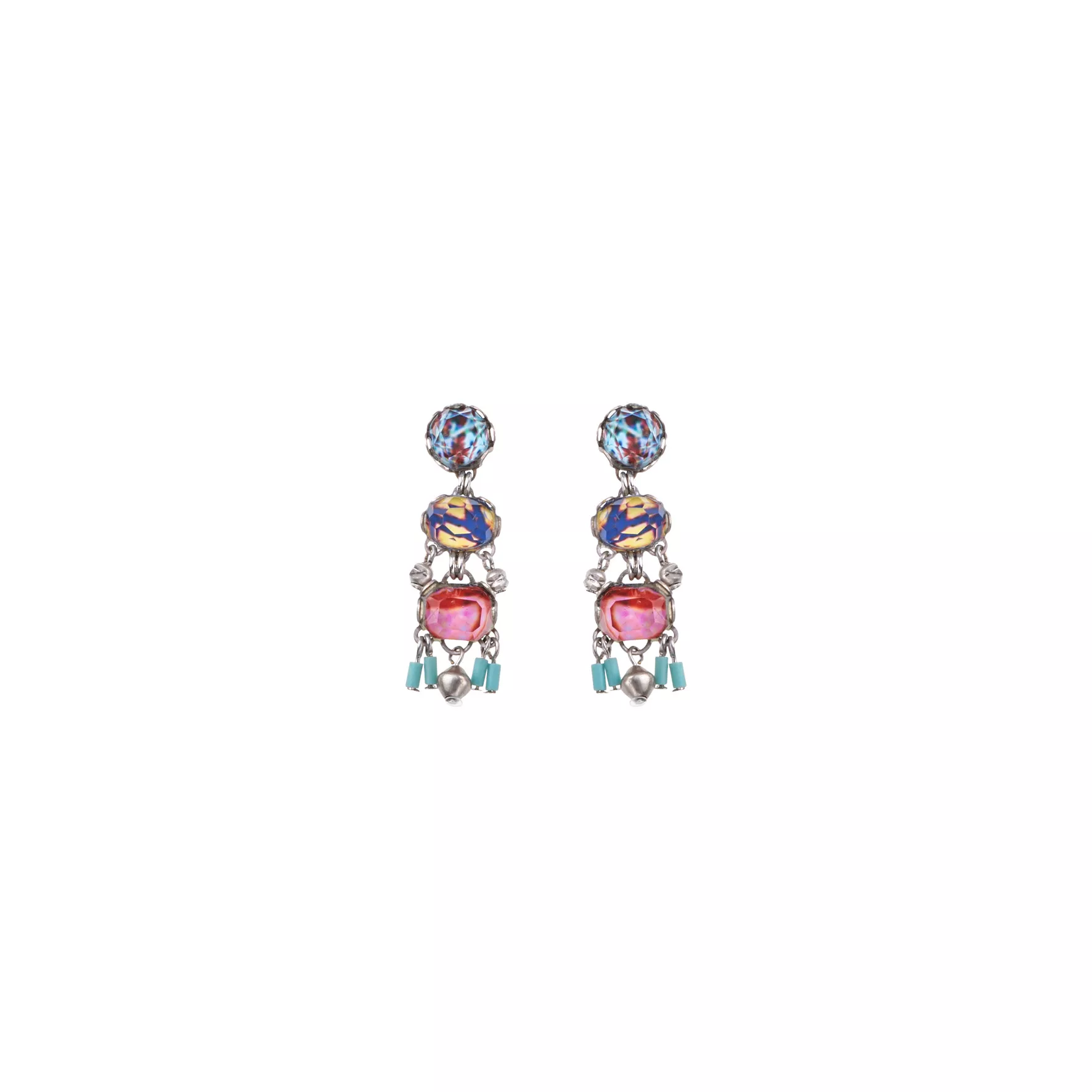 Colorful Small Earrings Carnival Set, Hedy