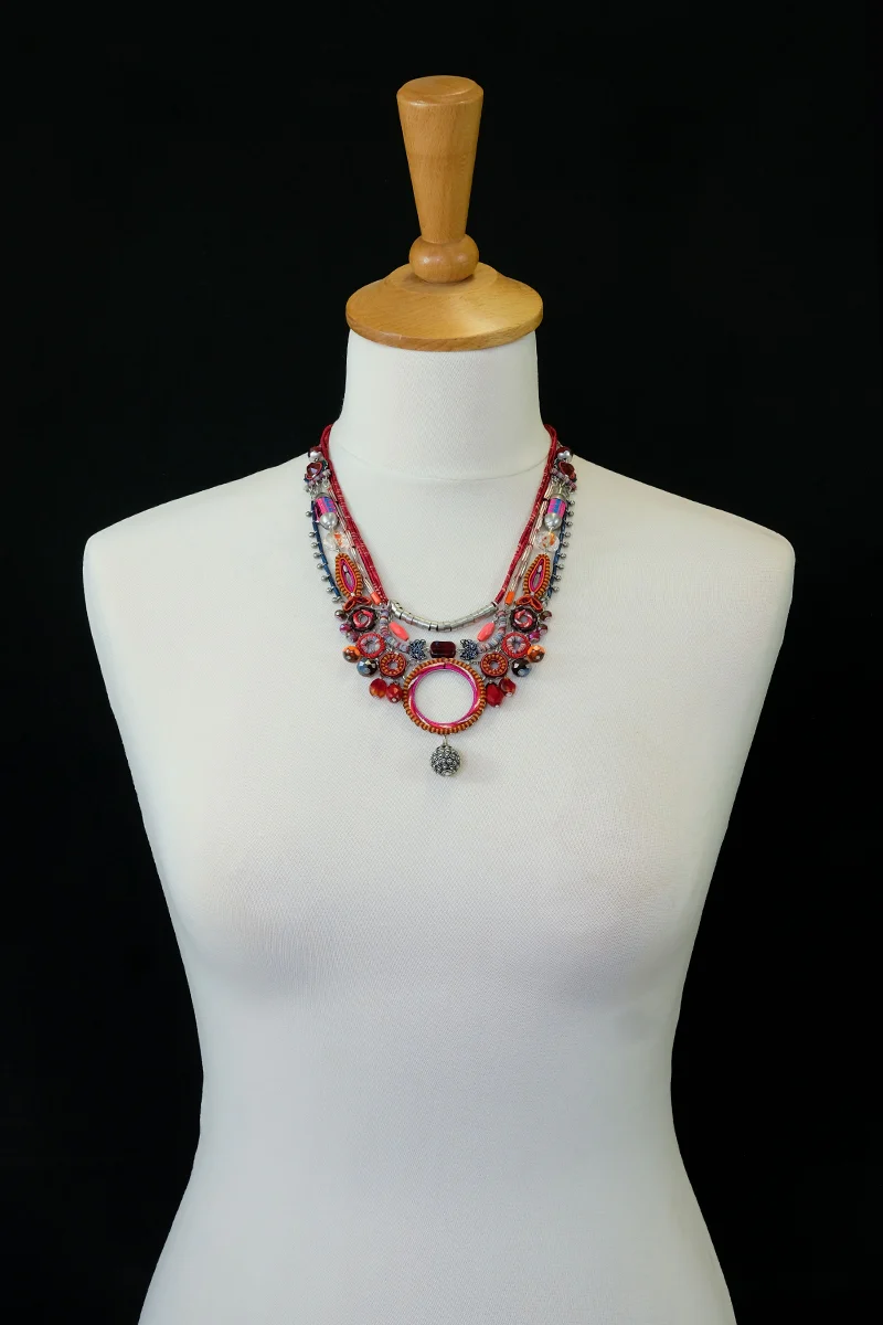 Crimson Voyage, Glacier Necklace - Image 2