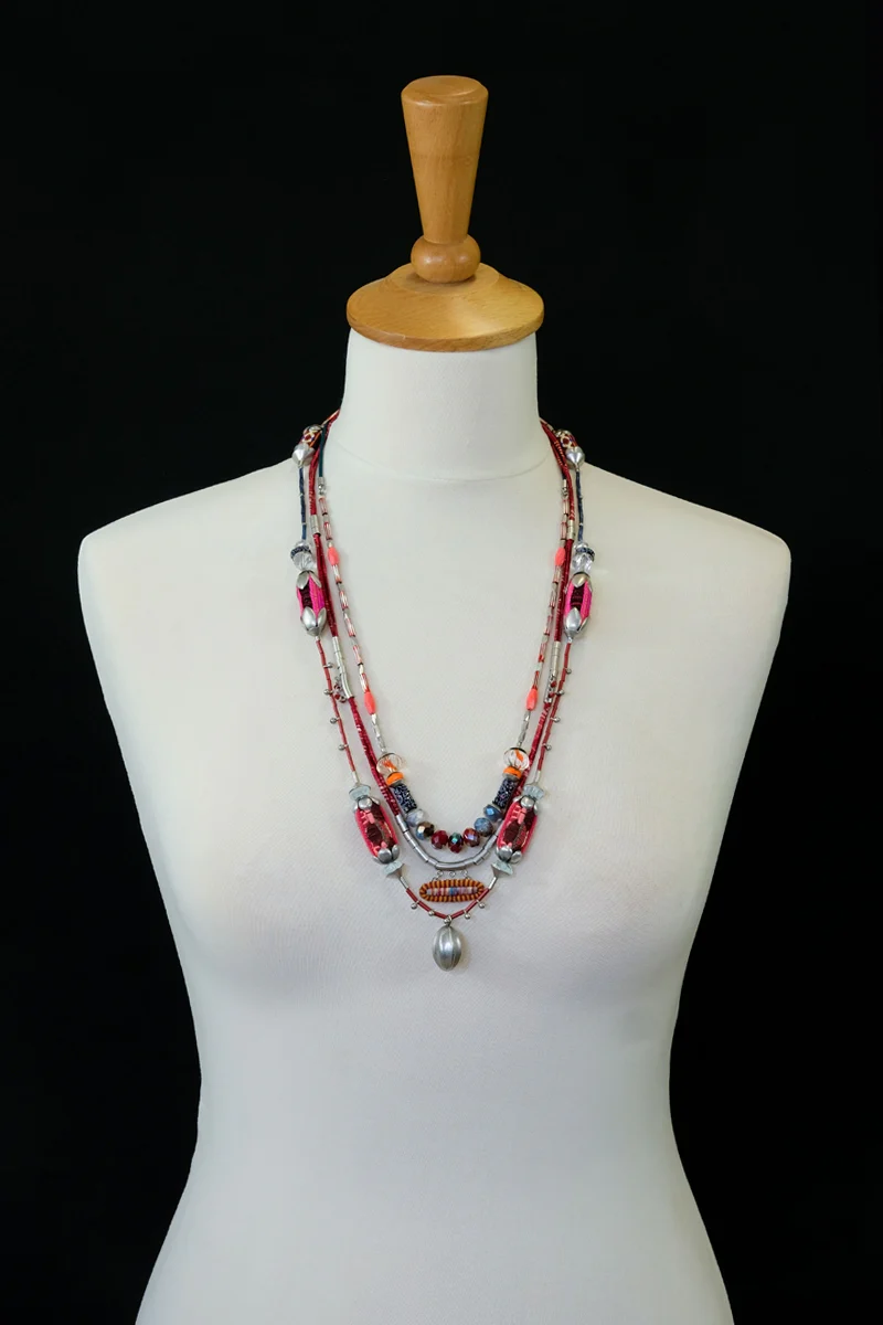 Crimson Voyage, Majave Necklace - Image 2