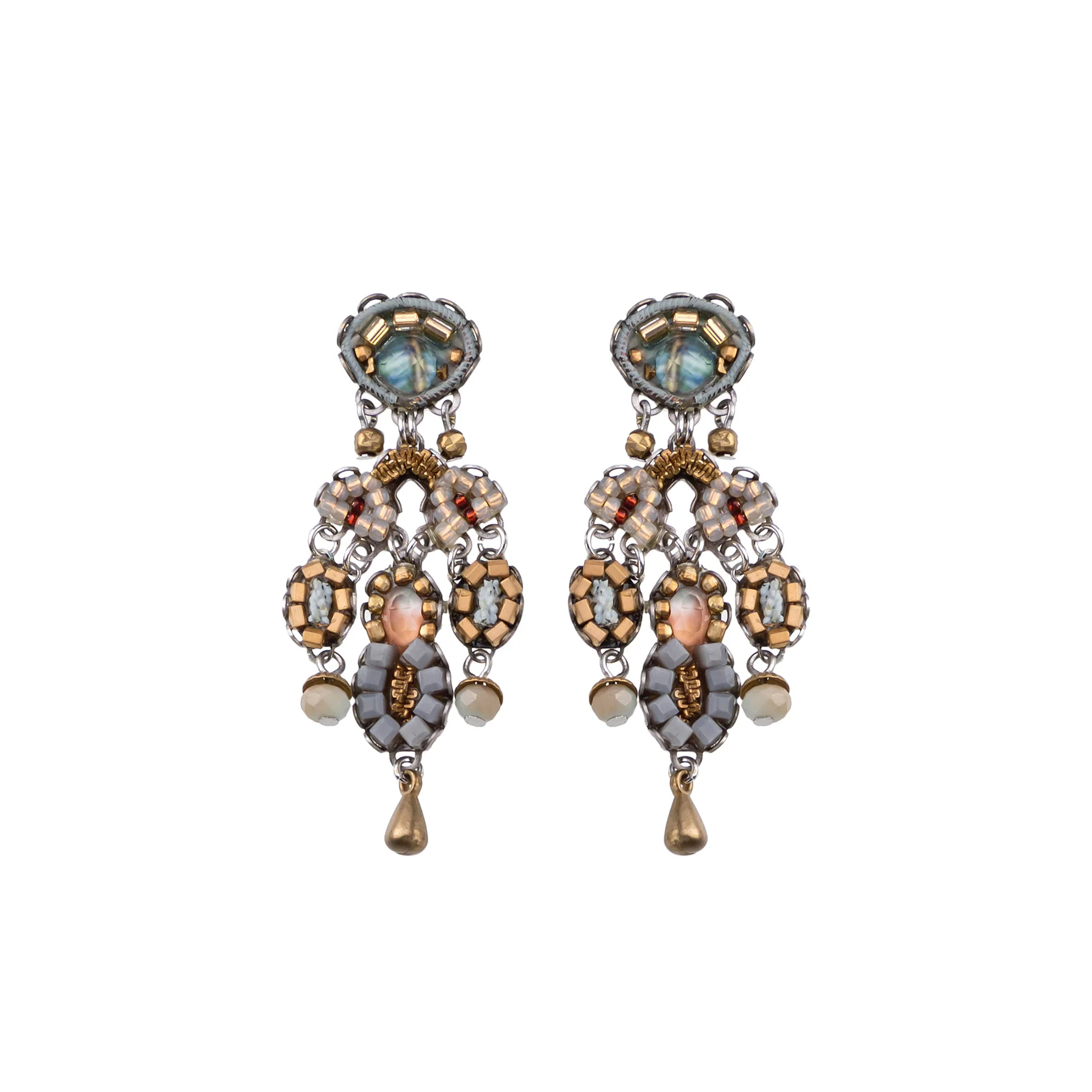 Dainty Earrings Metallic Medley Set, Parn