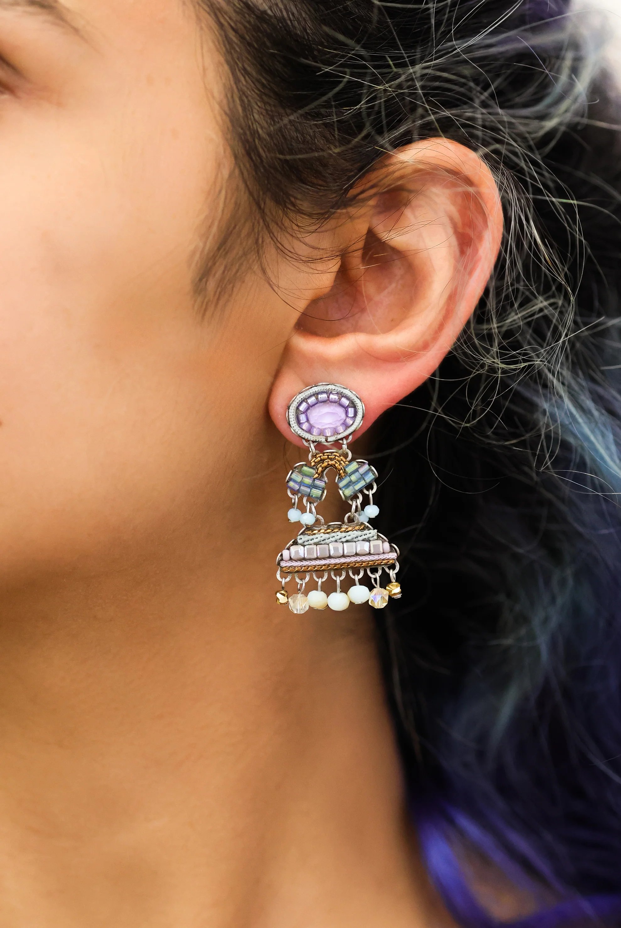Delicate Earrings Hyacinth Set, Mist - Image 2