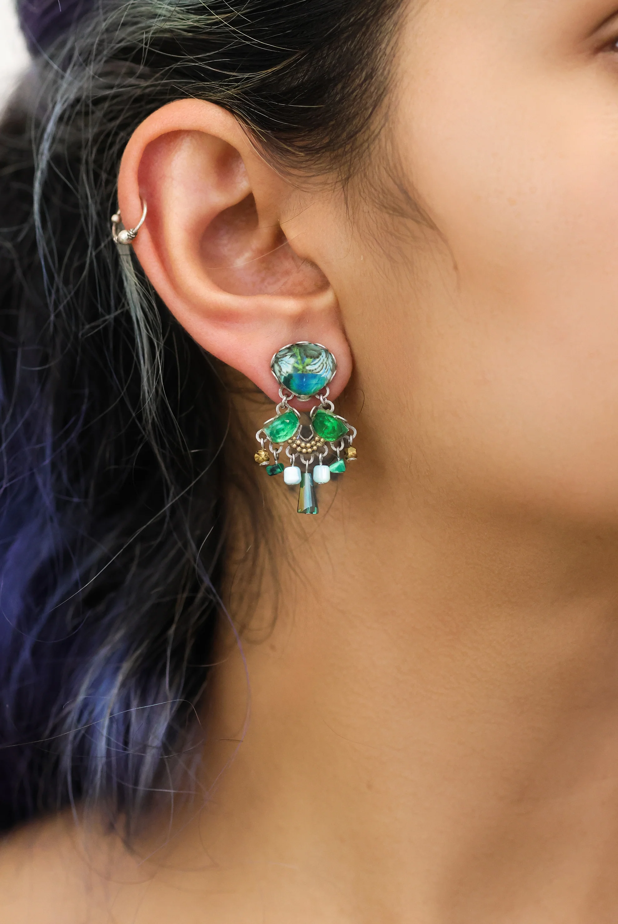 Elegant Earrings Meadow Set, Silas - Image 2