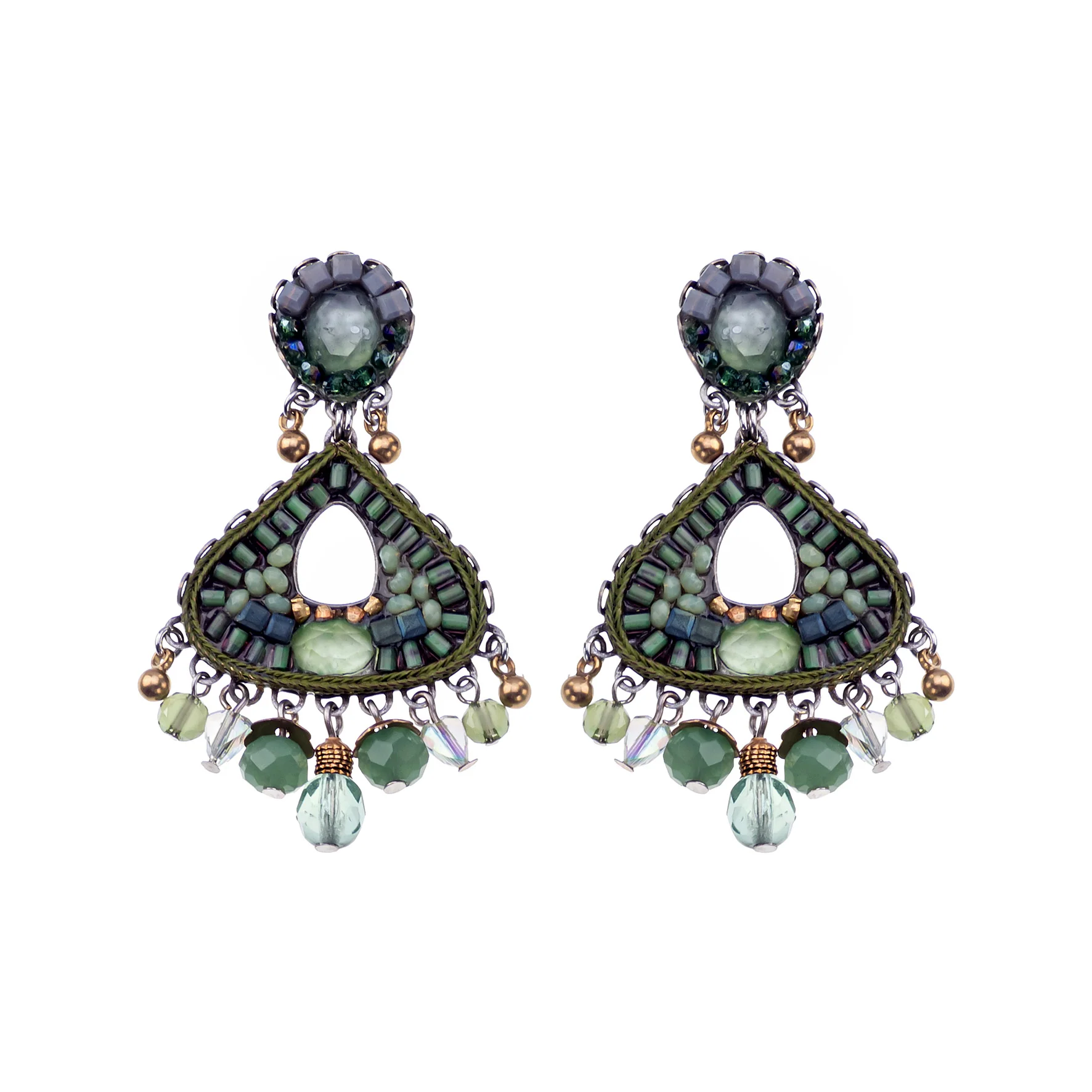 Eucalyptus Set, Floria Earrings