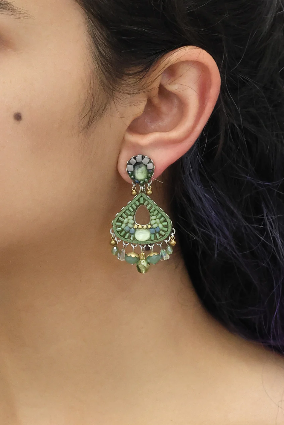 Eucalyptus Set, Floria Earrings - Image 2