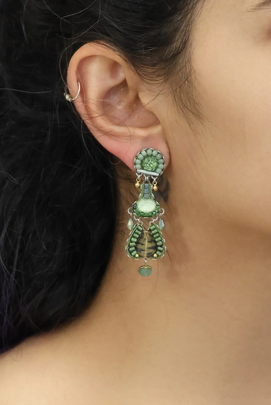 Eucalyptus Set, Liora Earrings - Image 2