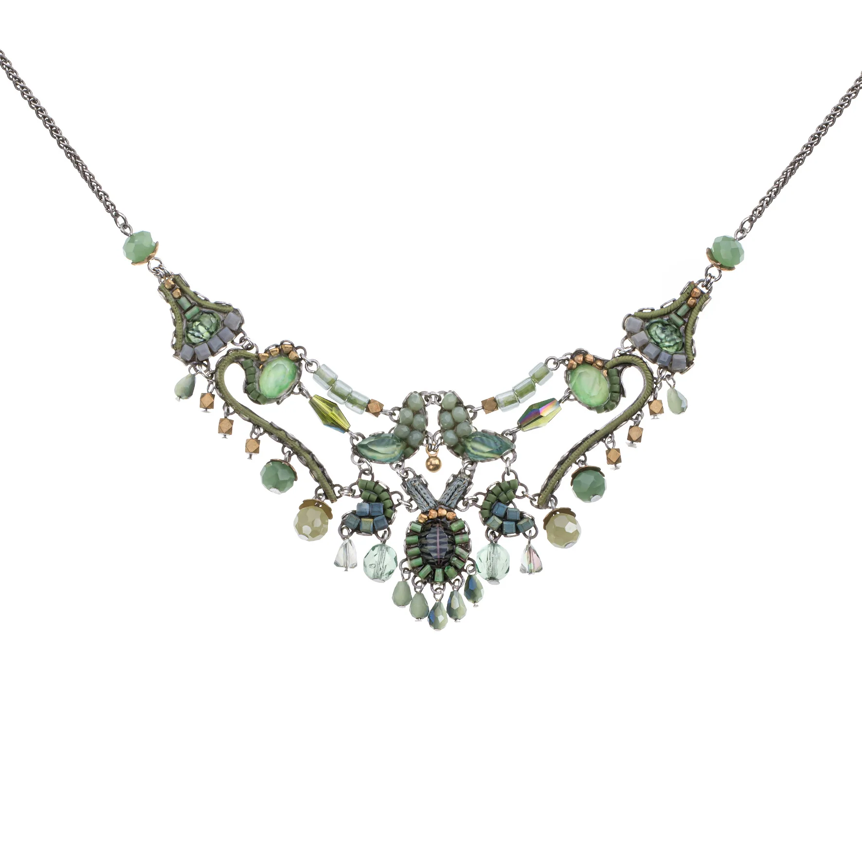 Eucalyptus Set, Sylva Necklace