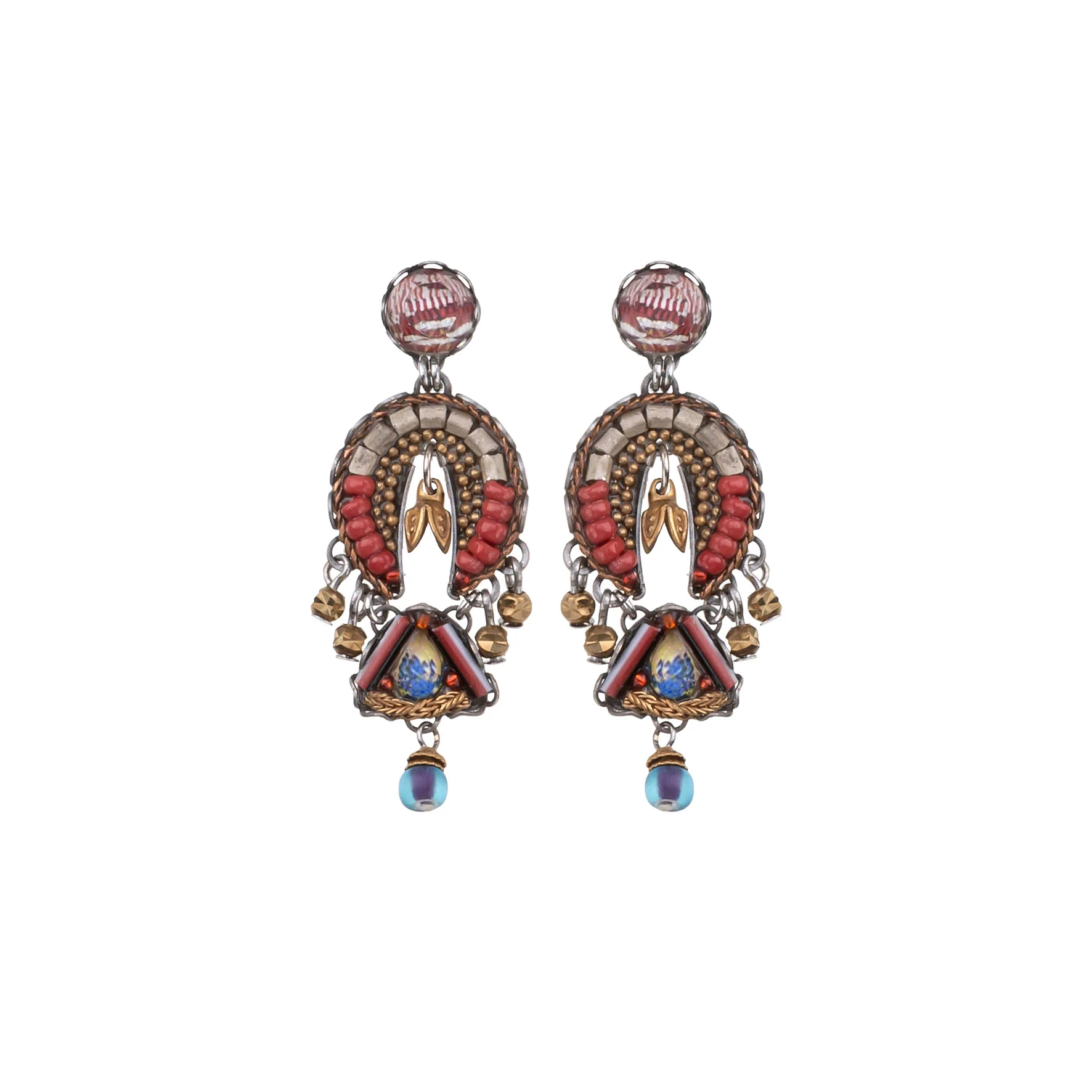 Female Earrings Desert Landscape Set, Galen