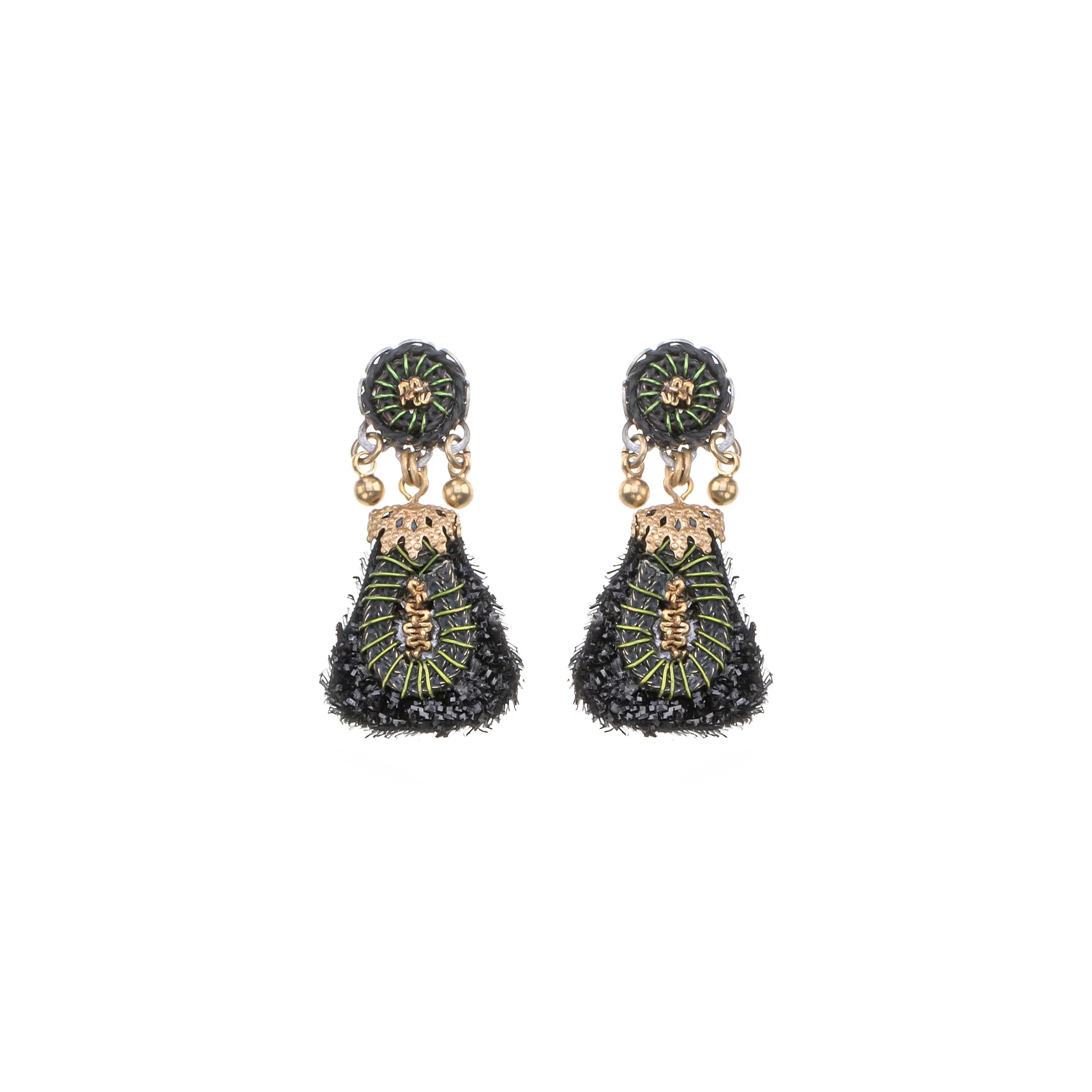 Gilded Black Set, Noctura Earrings