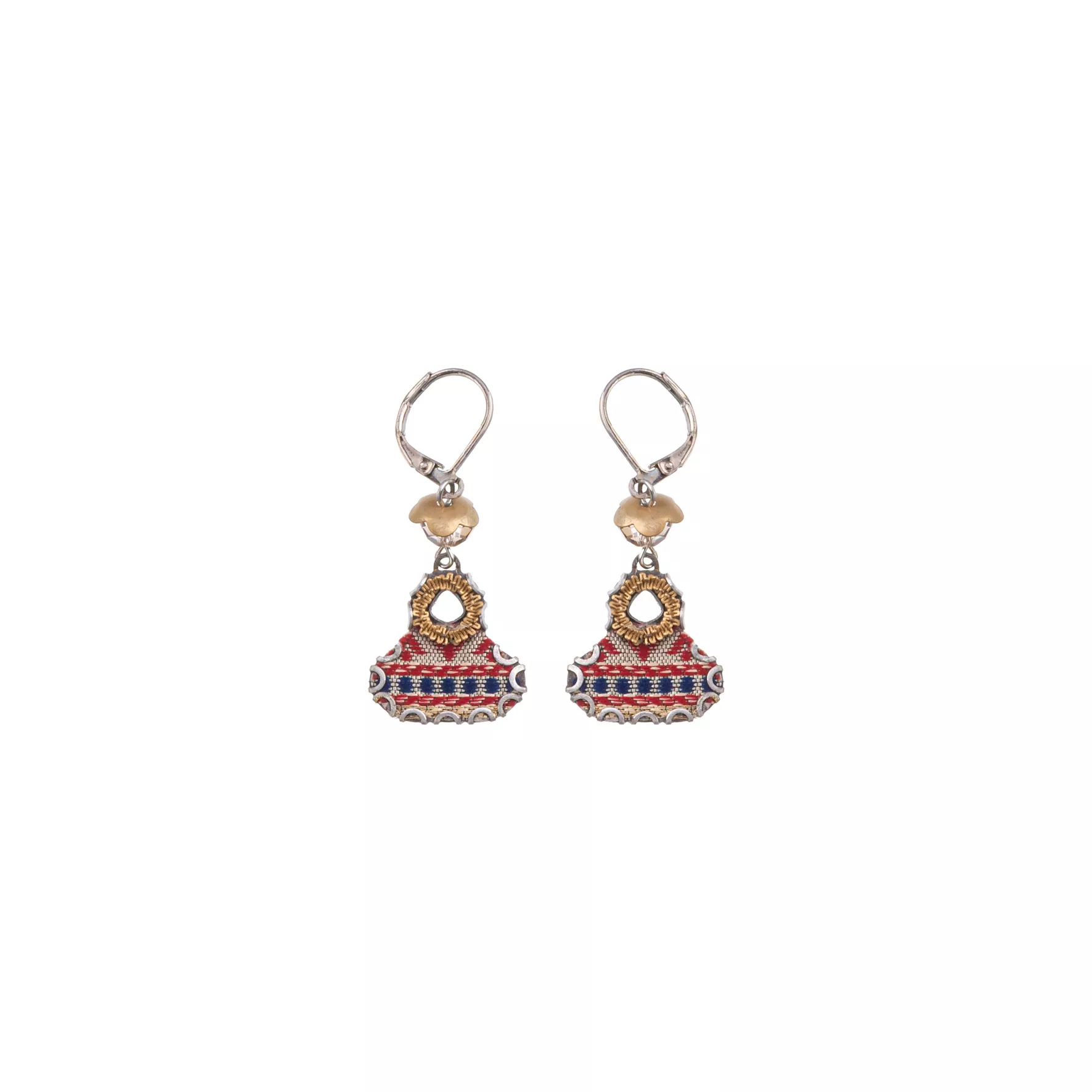 Gold Dangling Earrings Royal Gold Set, Golda