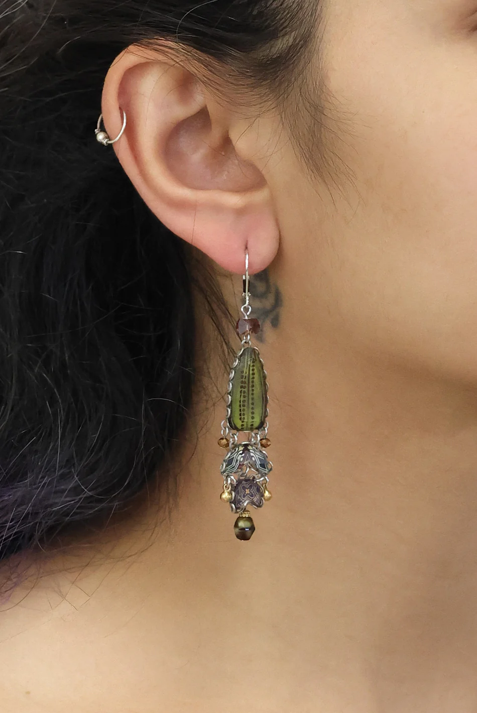 Golden Dunes Set, Zemaria Earrings - Image 2
