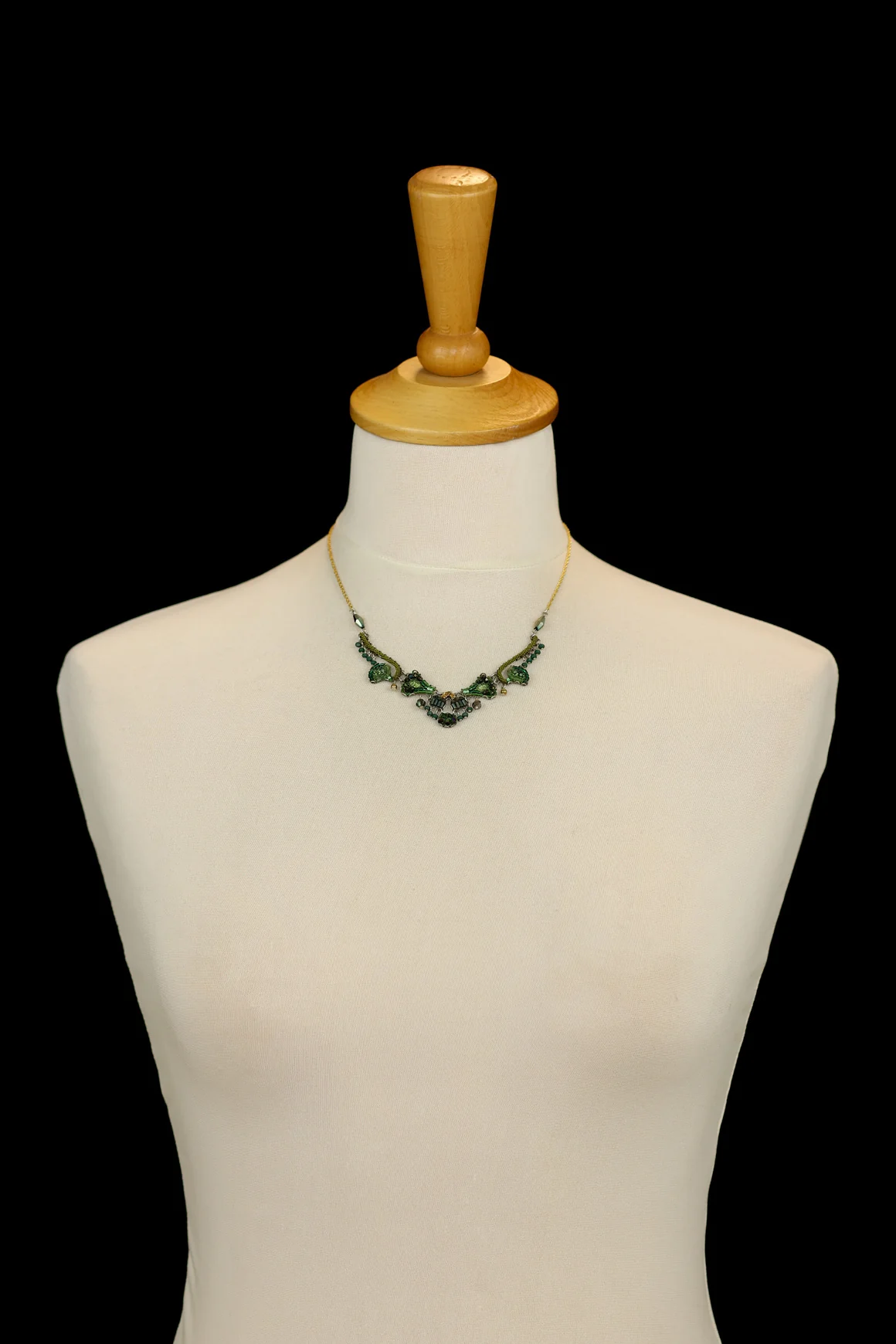 Green Vibrant Necklaces Viridian Mood Set, Siofra - Image 2