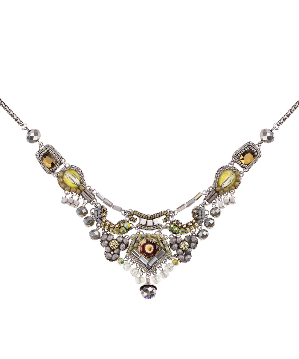 Grey Sparkle, Hannah Necklace
