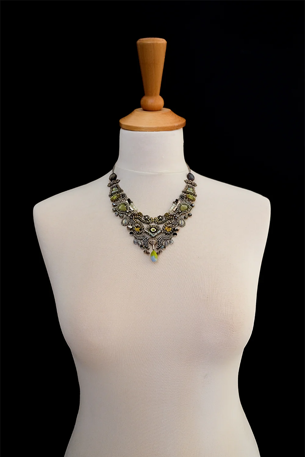Grey Sparkle, Nora Necklace - Image 2