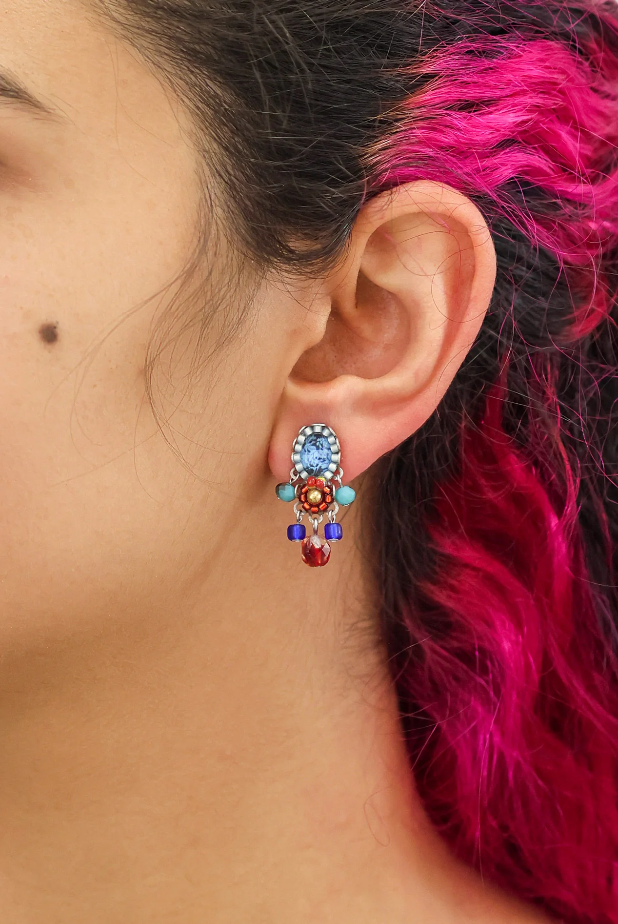 Heatwave Set, Stud Earrings, Ocean - Image 2