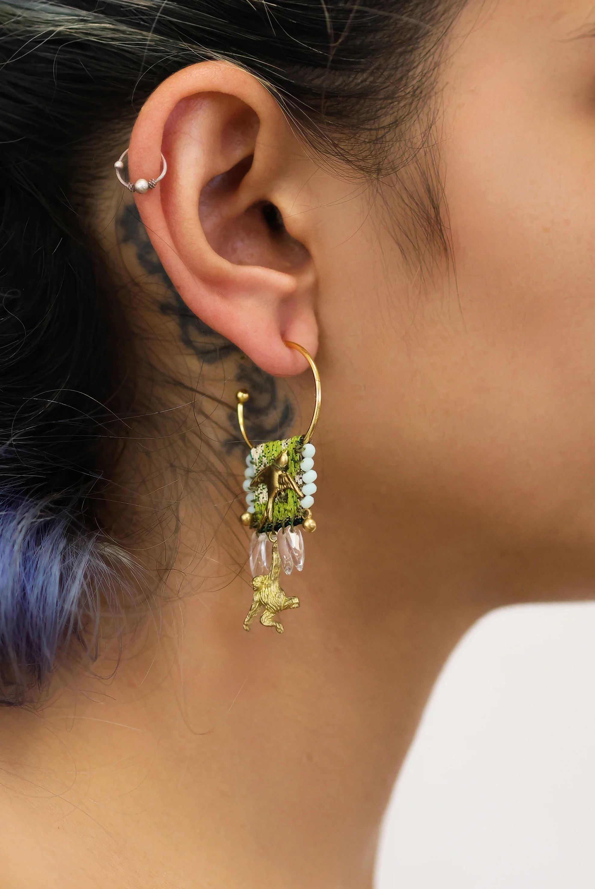 Hoop Earrings Utopian Dream Set, Luna - Image 2