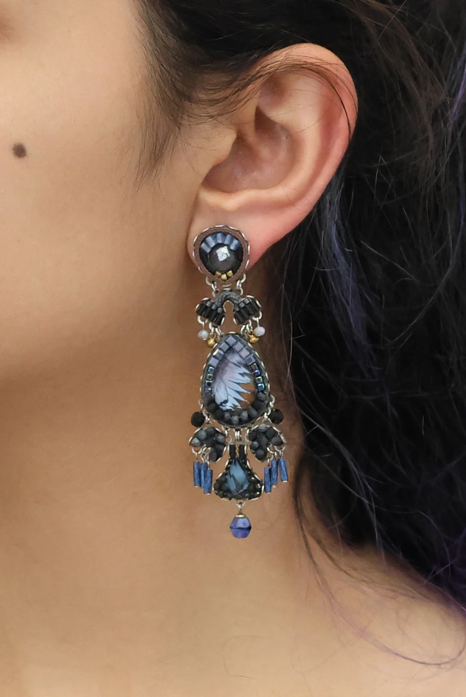 Indigo Summits Set, Mara Earrings - Image 2