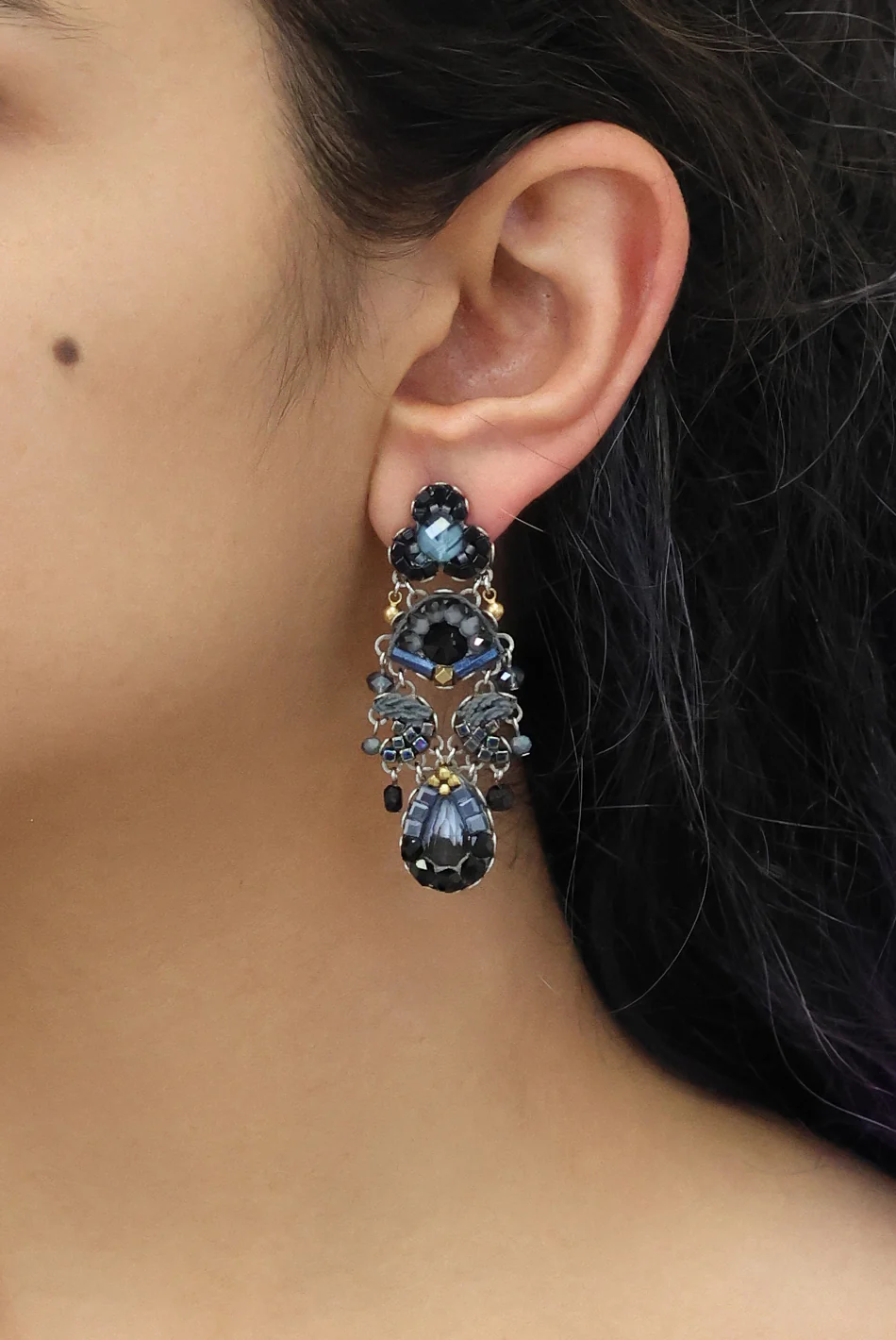 Indigo Summits Set, Marina Earrings - Image 2
