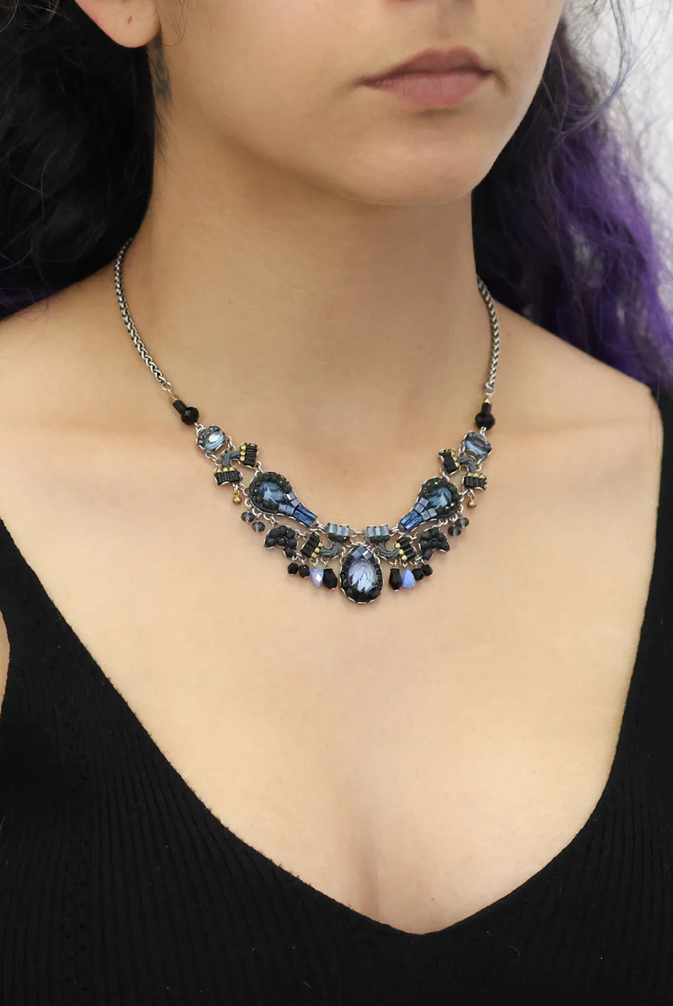 Indigo Summits Set, Silverwave Necklace - Image 2