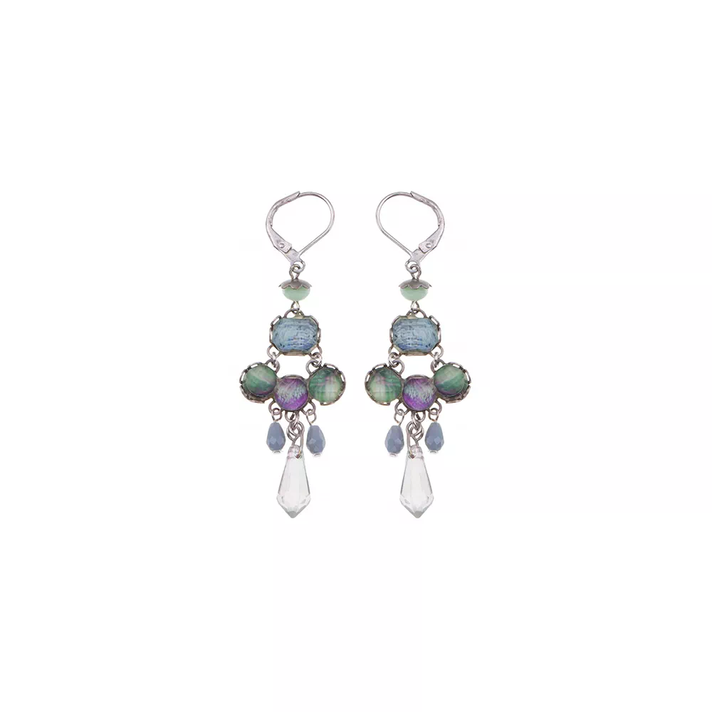 Lavendar Fields, Pandorea Earrings
