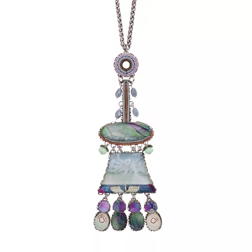 Lavendar Fields, Rhodeo Necklace
