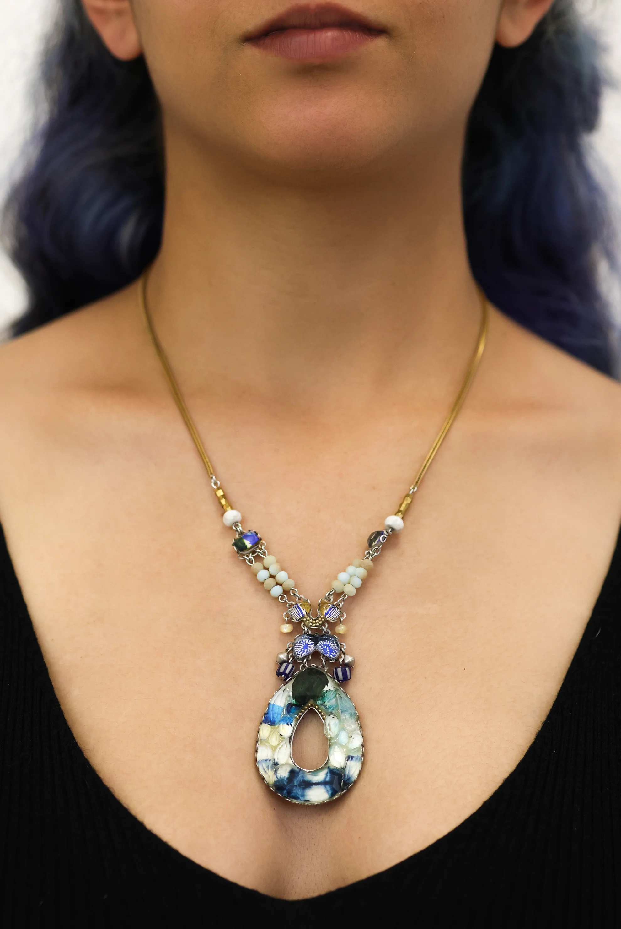 Long Necklace Fresh Waters Set, Eira - Image 2