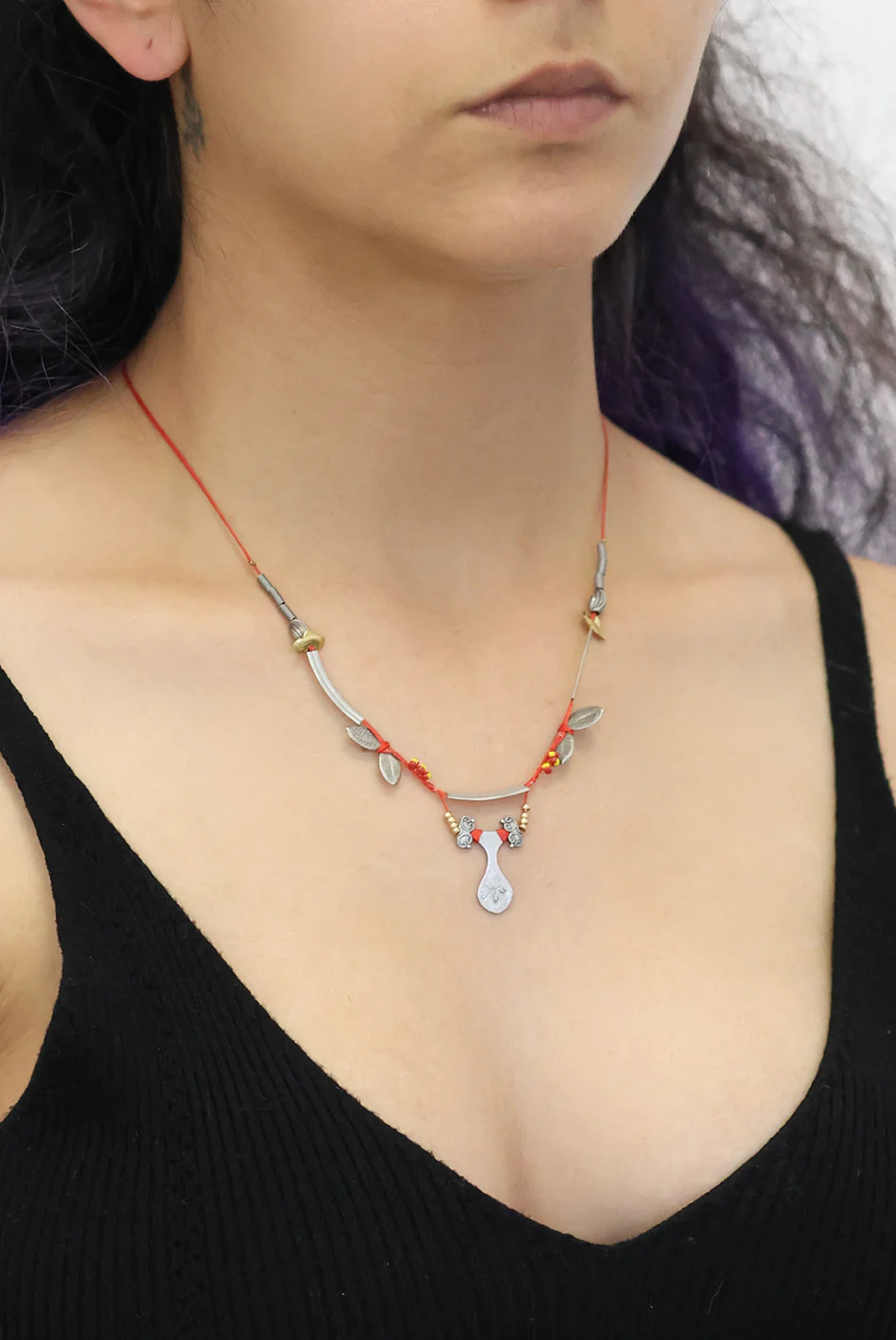 Metal Bloom Set, Naturae Necklace - Image 2