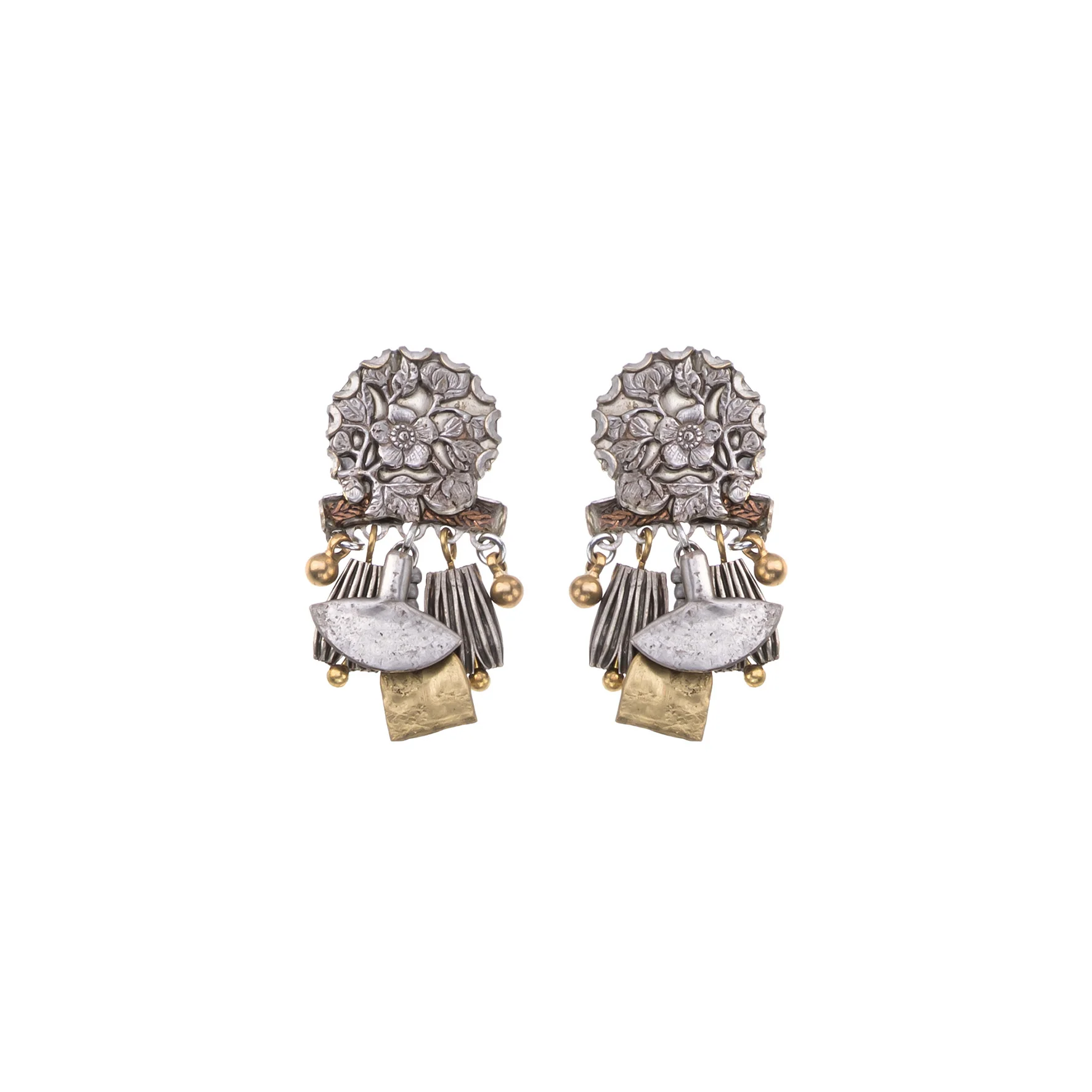 Metal Bloom Set, Sala Earrings