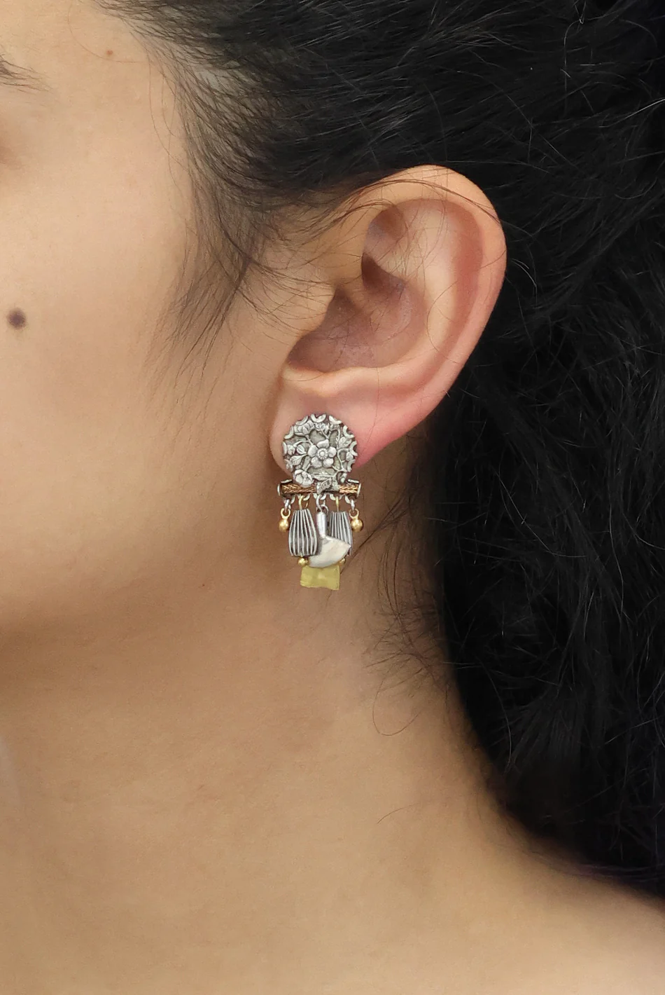 Metal Bloom Set, Sala Earrings - Image 2