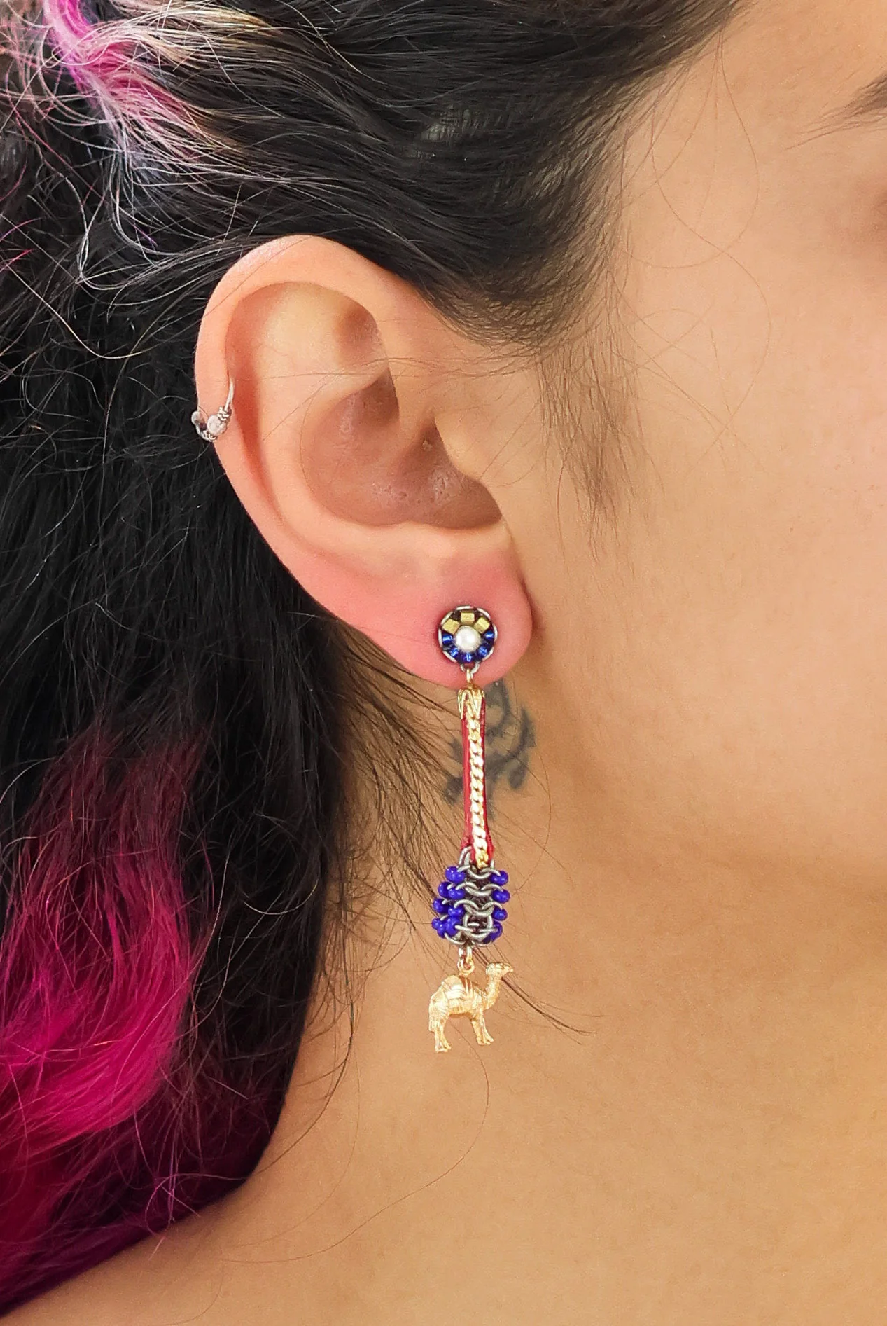 Mid Season Set, Blue Sade Earrings - Image 2