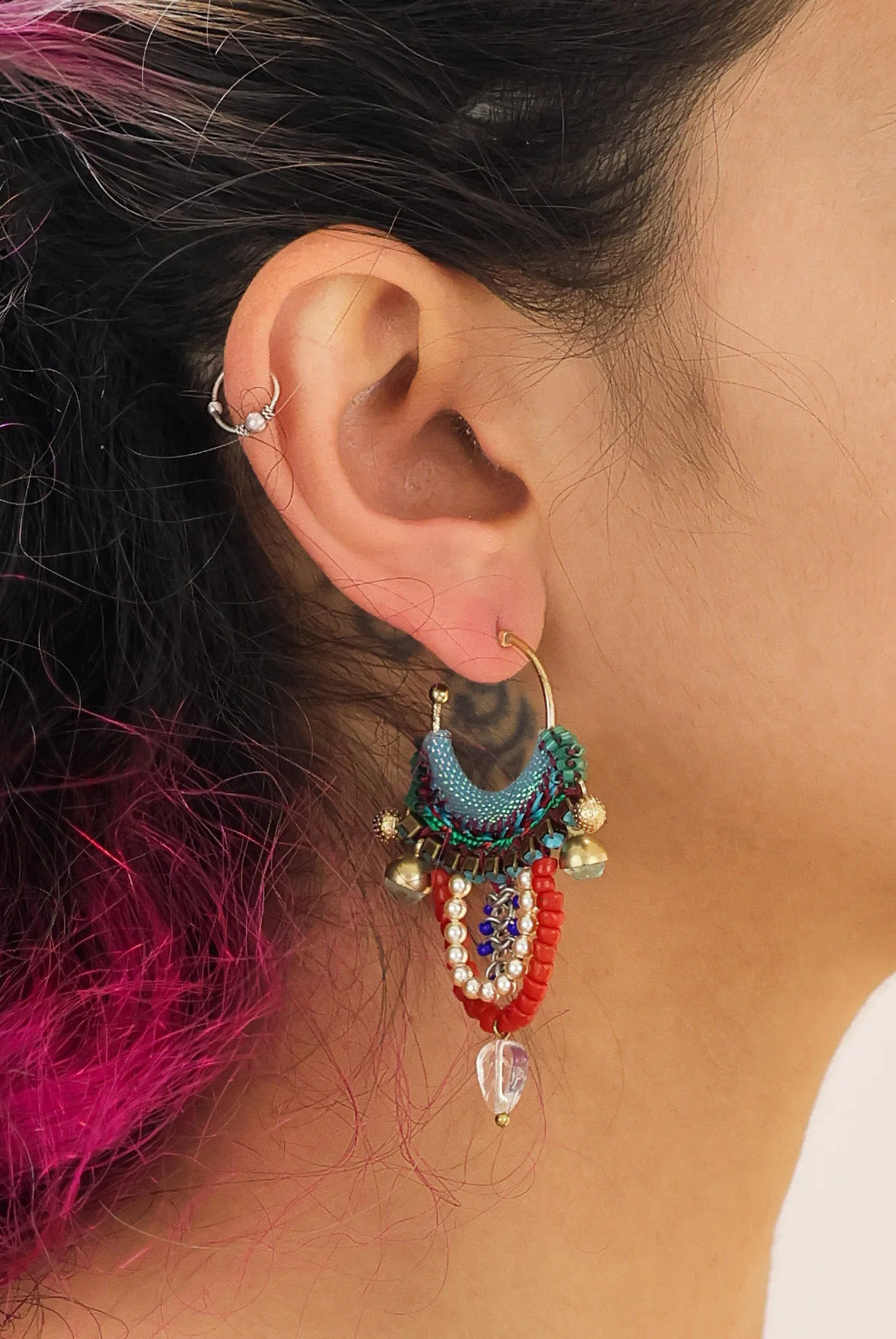 Mid Season Set, Bold Hoop Eshe Earrings - Image 2