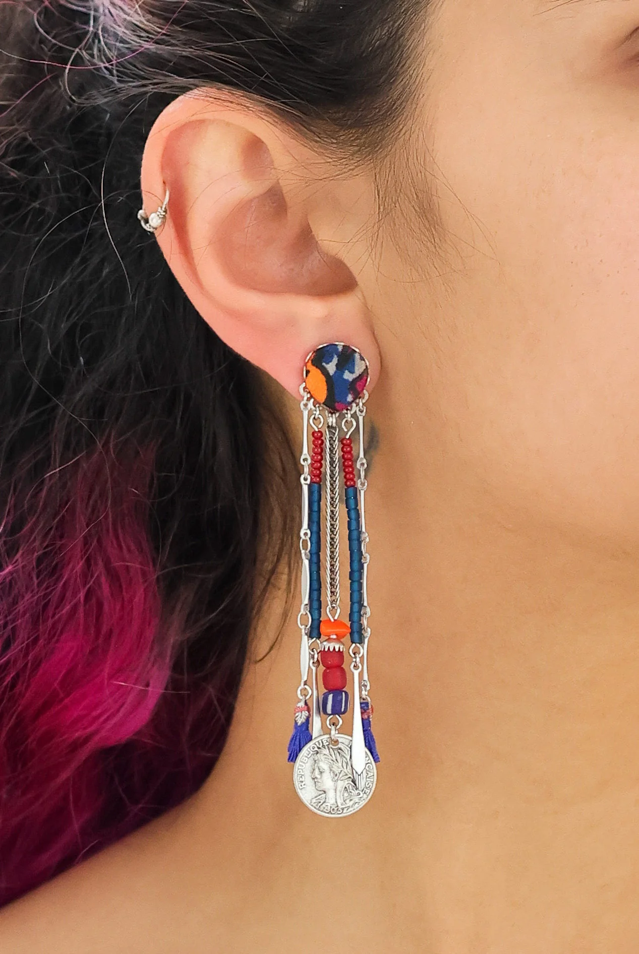 Mid Season Set, Long Tayanita Earrings - Image 2